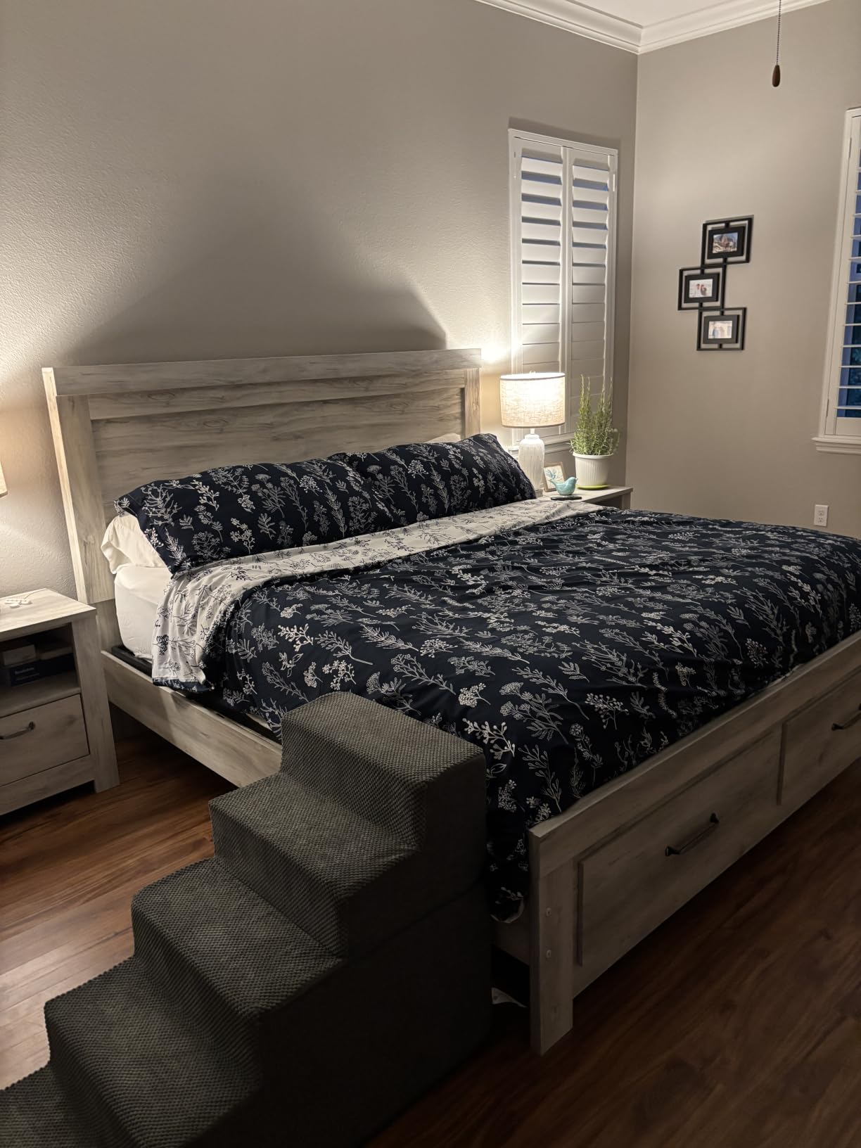 Bedsure Duvet Cover Queen Size - Gingham Reversible Buffalo Plaid Duvet Cover Set with Zipper Closure, 3 Pieces Blue Bedding Set with 8 Corner Ties and 2 Pillow Shams customer photo 1