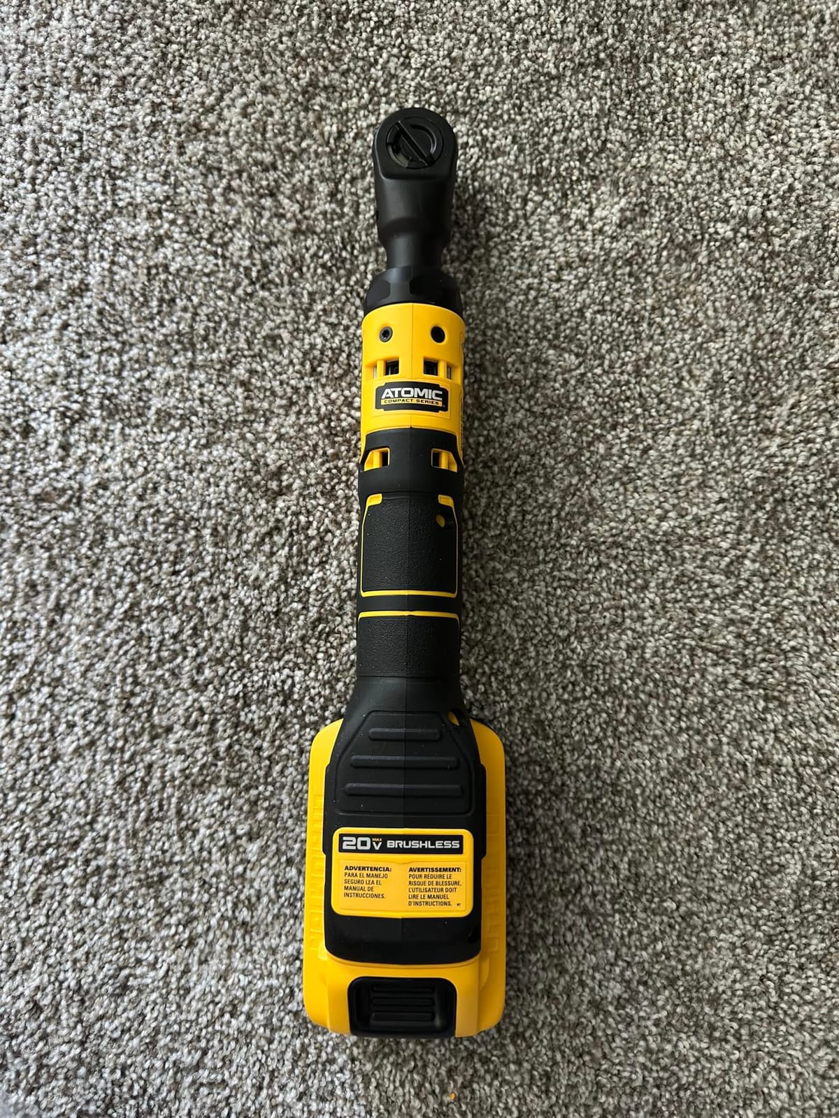 DEWALT ATOMIC 20V MAX Brushless Cordless Ratchet, 1/2 Inch, Bare Tool Only (DCF512B) customer photo 1