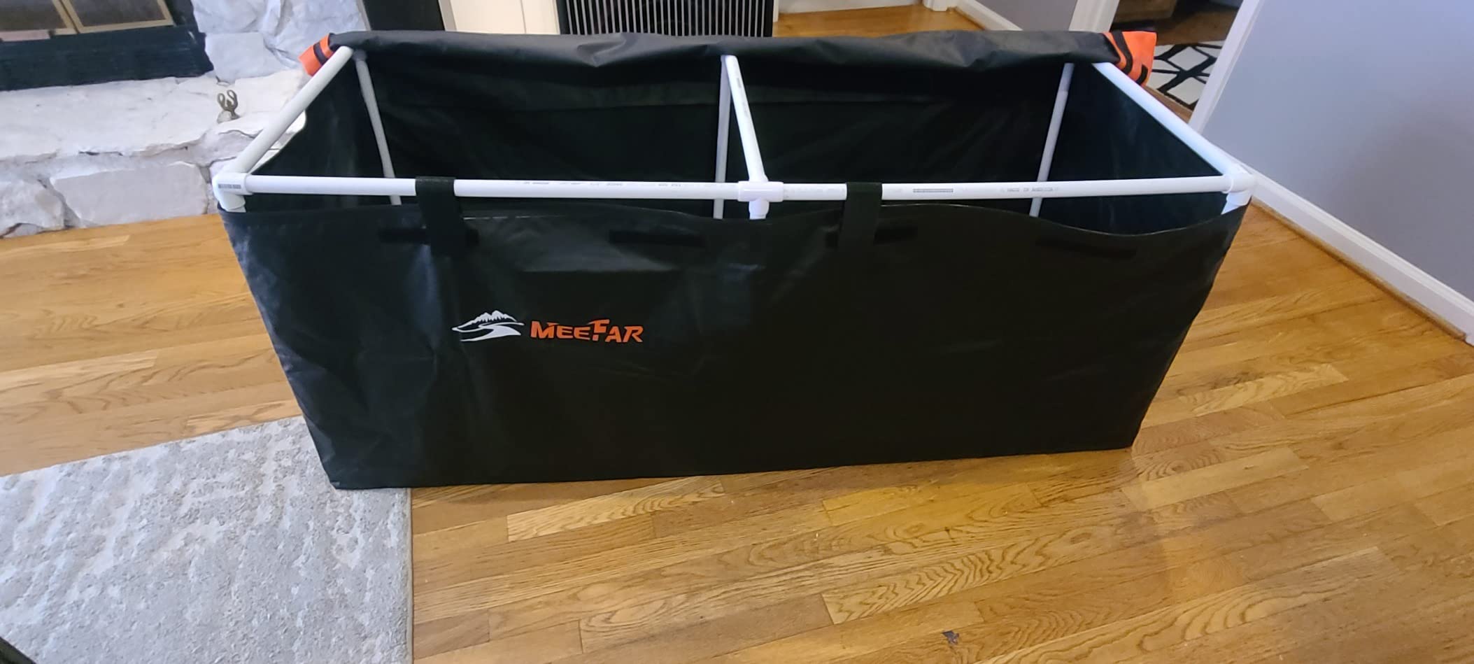 Car Roof Bag Rooftop Cargo Carrier Bag Waterproof 21 Cubic Feet roof Cargo | Soft Shell Luggage rack bag for All Vehicle with/Without Rack,Includes Anti-Slip Mat,10 Reinforced Straps,6 Door Hooks,Lock customer photo 2