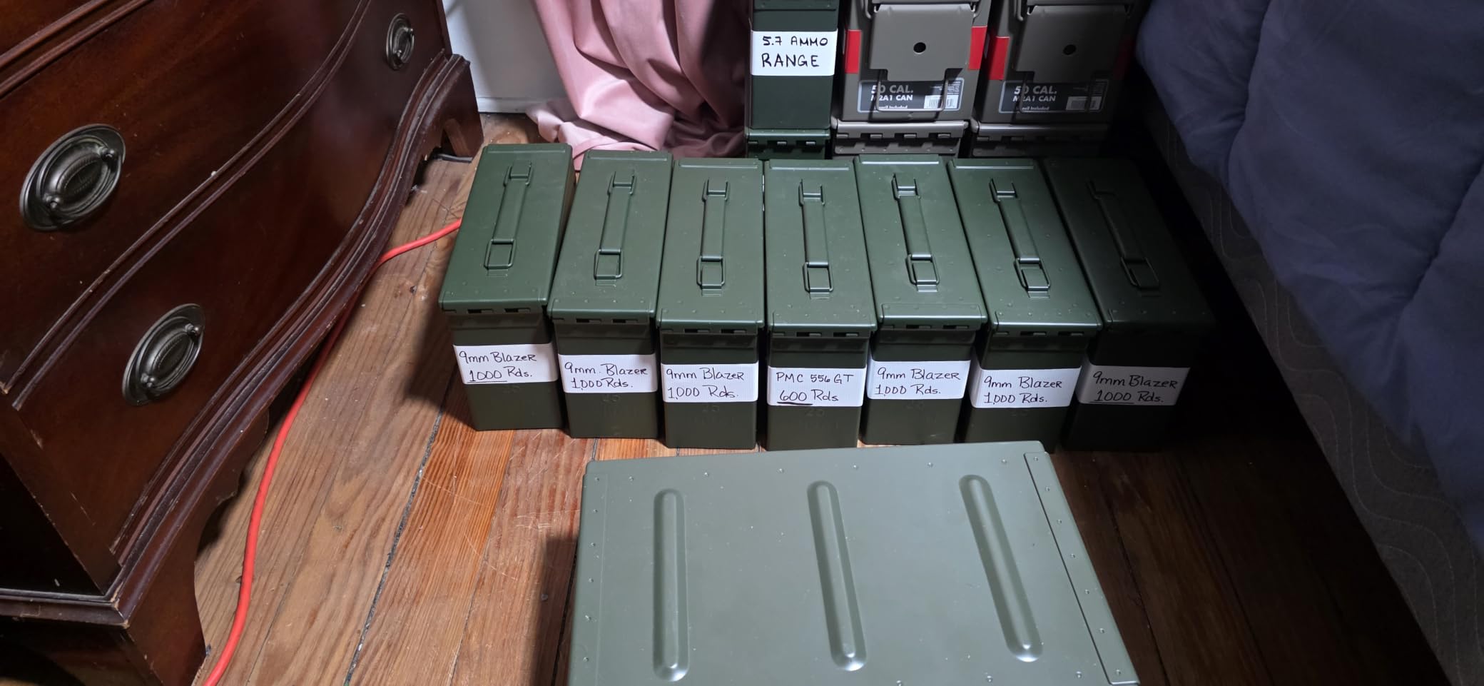 Reapr Steel Ammo Can, Heavy Duty Locking Metal Ammo Storage Box, Airtight and Watertight 30 Cal or 50 Cal Case customer photo 1