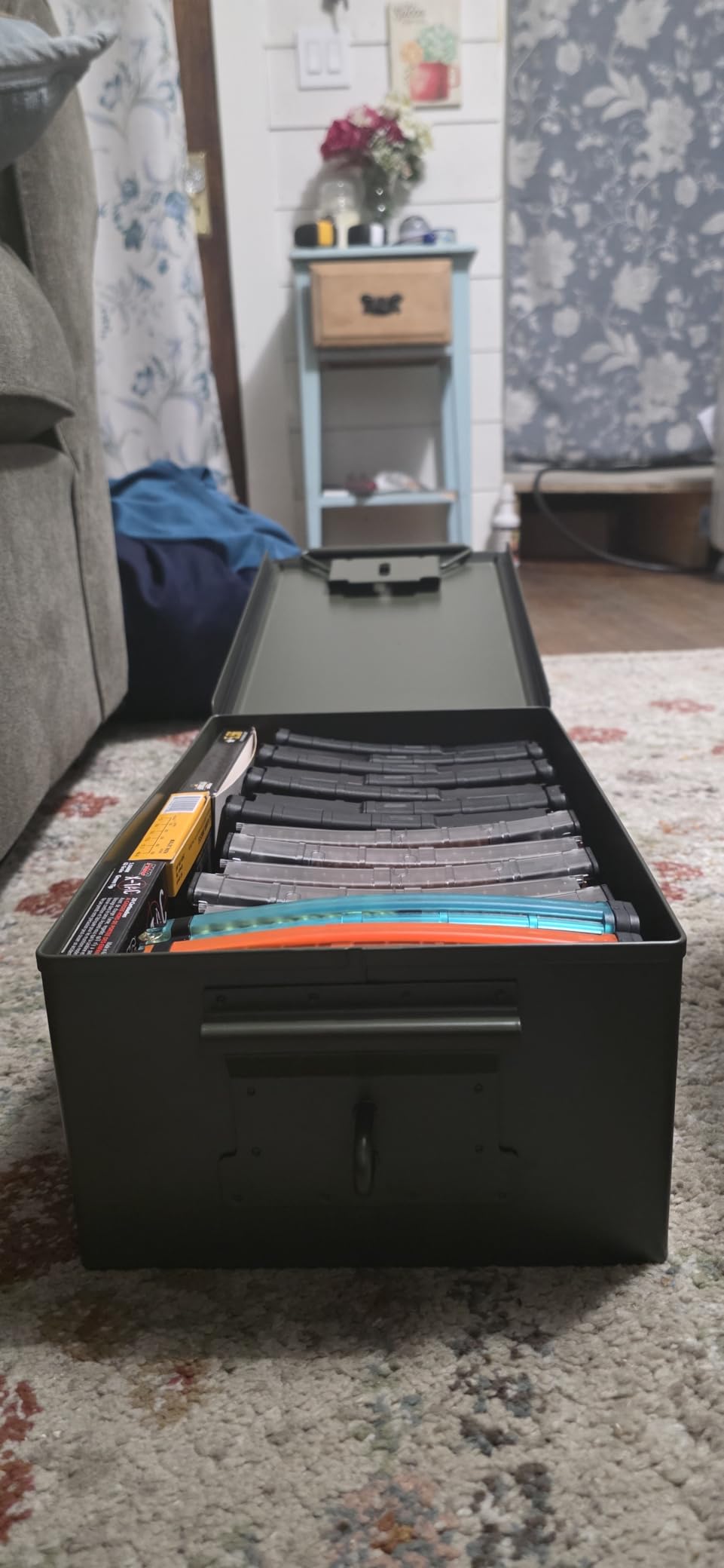 Reapr Steel Ammo Can, Heavy Duty Locking Metal Ammo Storage Box, Airtight and Watertight 30 Cal or 50 Cal Case customer photo 2