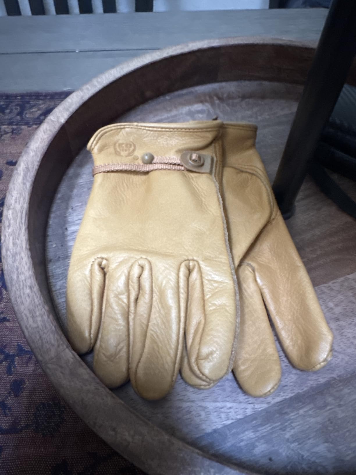 Leather Work Gloves for Men & Women, Reinforced Durable Gardening Gloves,Cowhide Work Gloves,Puncture & Cut Resistant customer photo 2