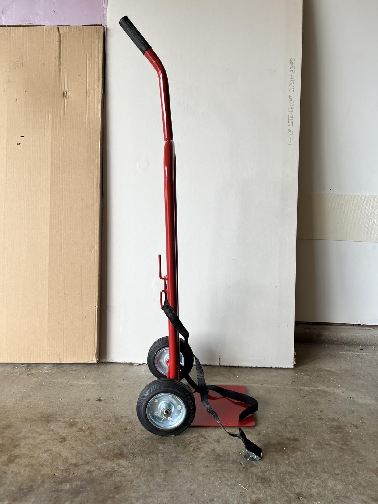 BISupply Propane Cylinder Dolly - 40lb Propane Tank Cart Hand Truck for Gas Propane Tanks 2 Wheel Dolly Cart customer photo 1