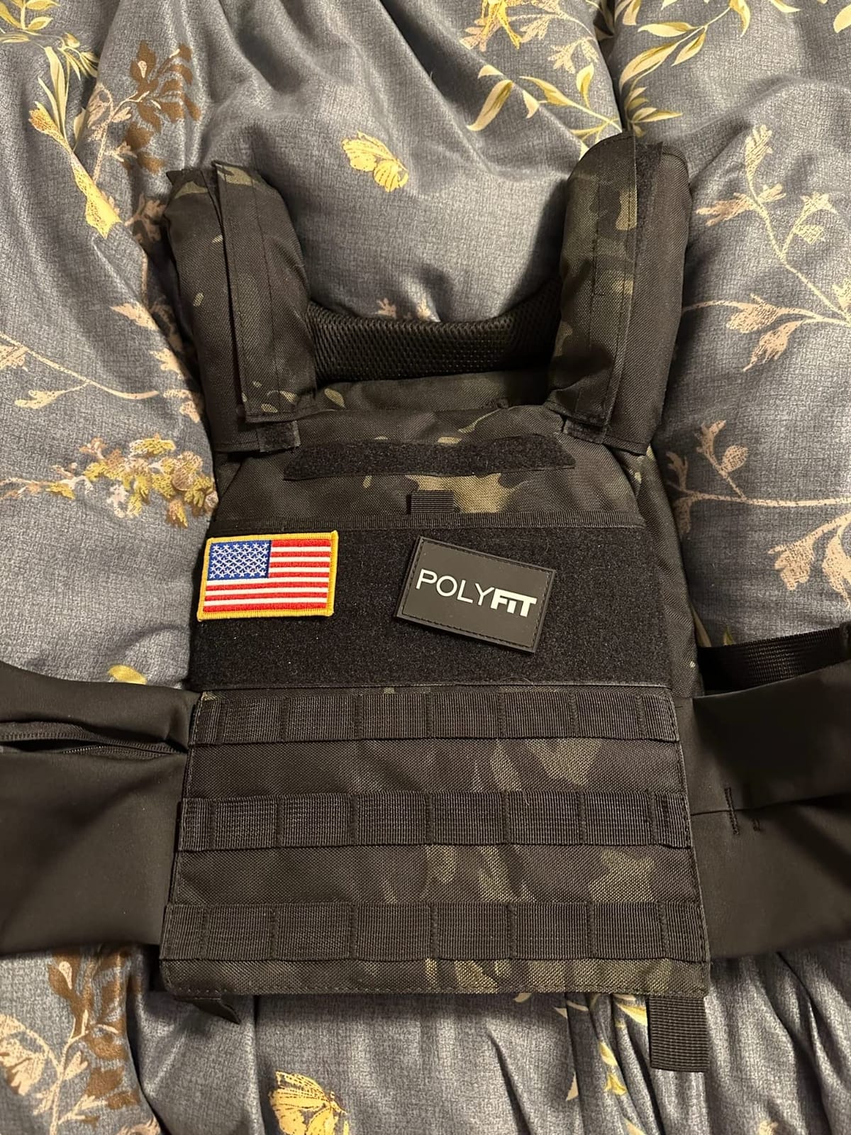 Polyfit Fortify Weighted Vest - Workout Vest for Men & Women | For strength training & rucking, up to 40 lb capacity customer photo 1