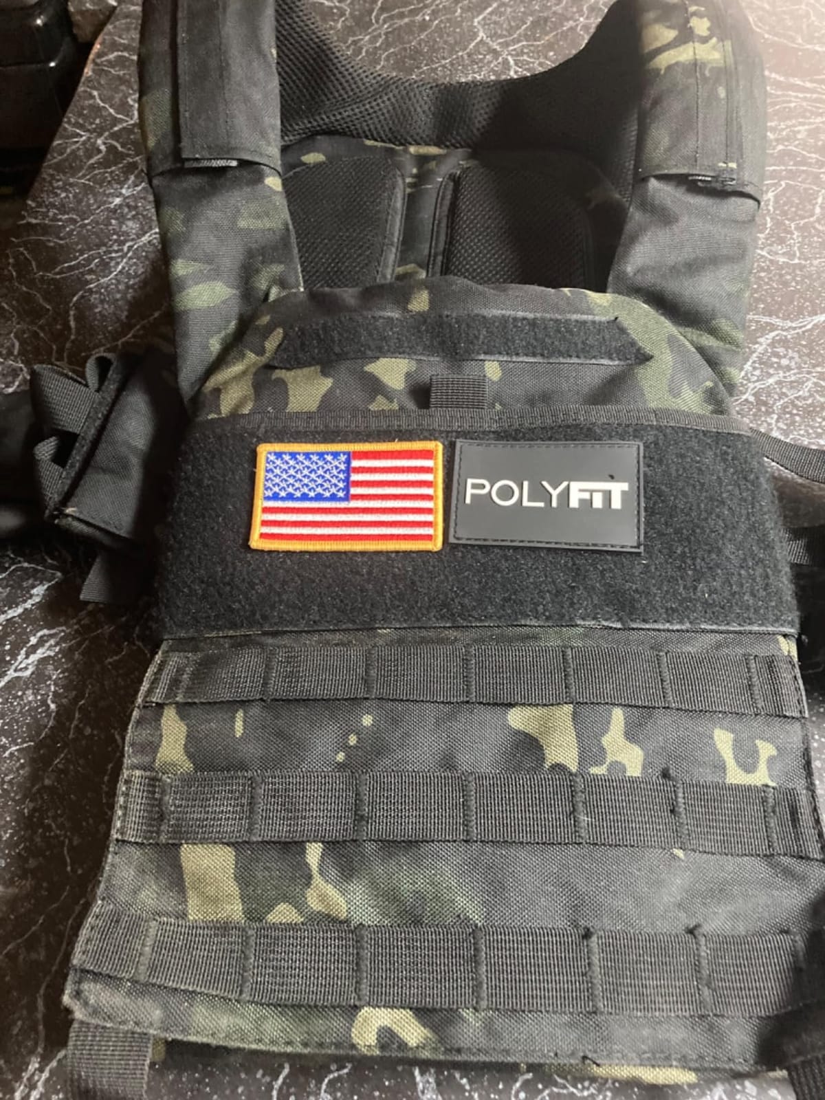 Polyfit Fortify Weighted Vest - Workout Vest for Men & Women | For strength training & rucking, up to 40 lb capacity customer photo 2