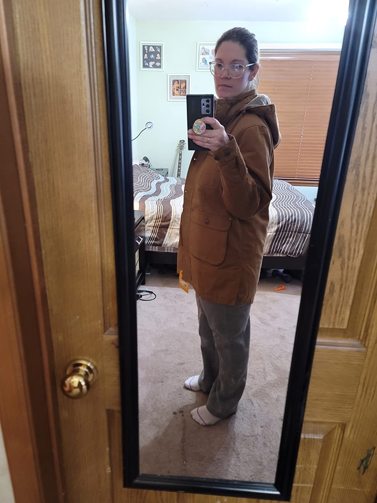 Carhartt Women's Loose Fit Washed Duck Coat customer photo 1