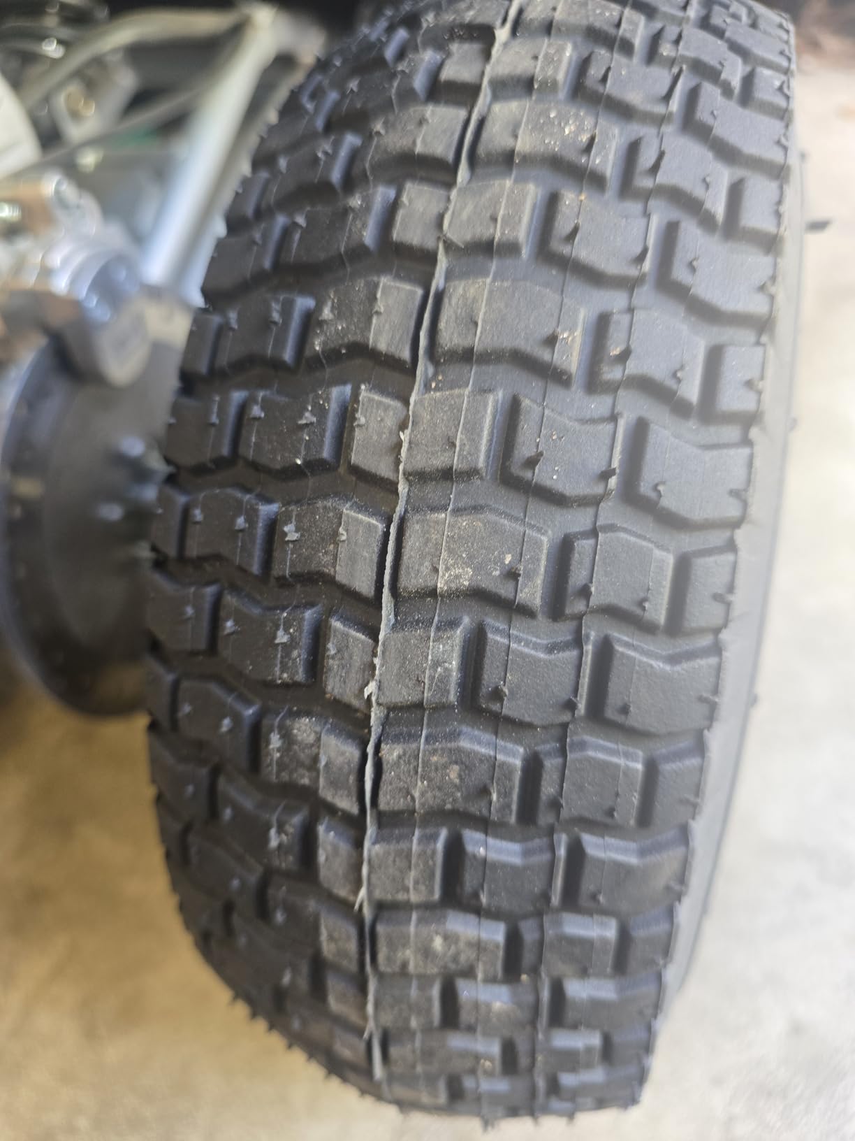 (2 Sets) 4.00-6 Replacement Pneumatic Tires and Inner Tubes - Universal Fit 13” Tires and Tubes Compatible with Wheelbarrows and Gorilla Carts - With Ribbed Treads and TR13 Straight Valve Stems customer photo 1