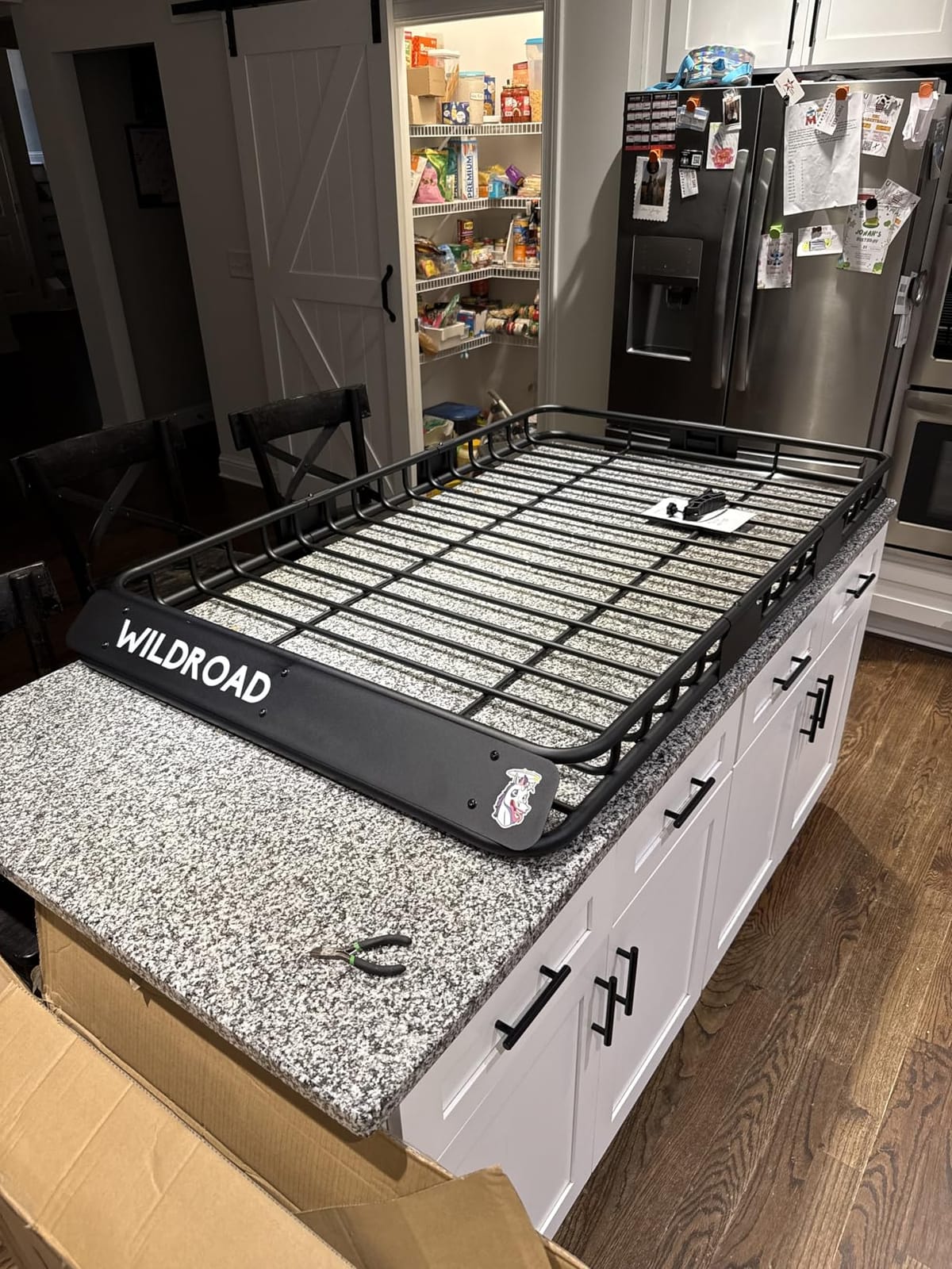 WILDROAD Rooftop Cargo Carrier Combo Roof Rack Cargo Basket 64