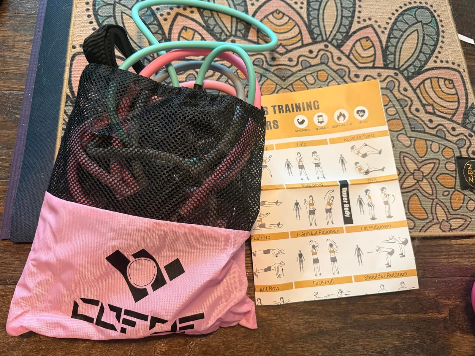 Resistance Bands with Handles for Women, 5 Level Exercise Bands customer photo 2
