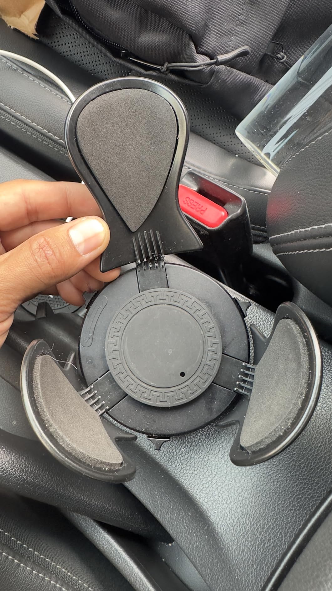 Car Cup Holder Expander, Cup Holder Extender Adapter with Expandable Arm and Adjustable Base, Compatible with Yeti Ramblers 14-64oz, Hydro Flasks 18-64oz Most Coffee Mugs Bottles & Cups customer photo 1