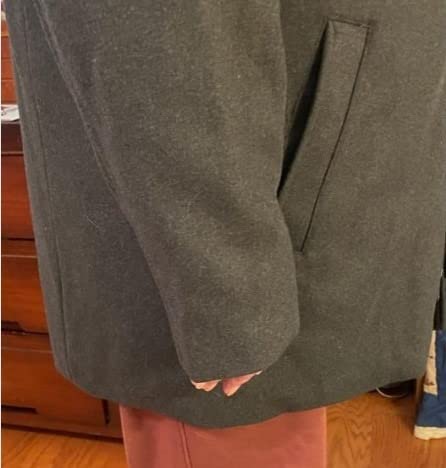 Dockers Men's Weston Wool Blend Coat with Scarf customer photo 1
