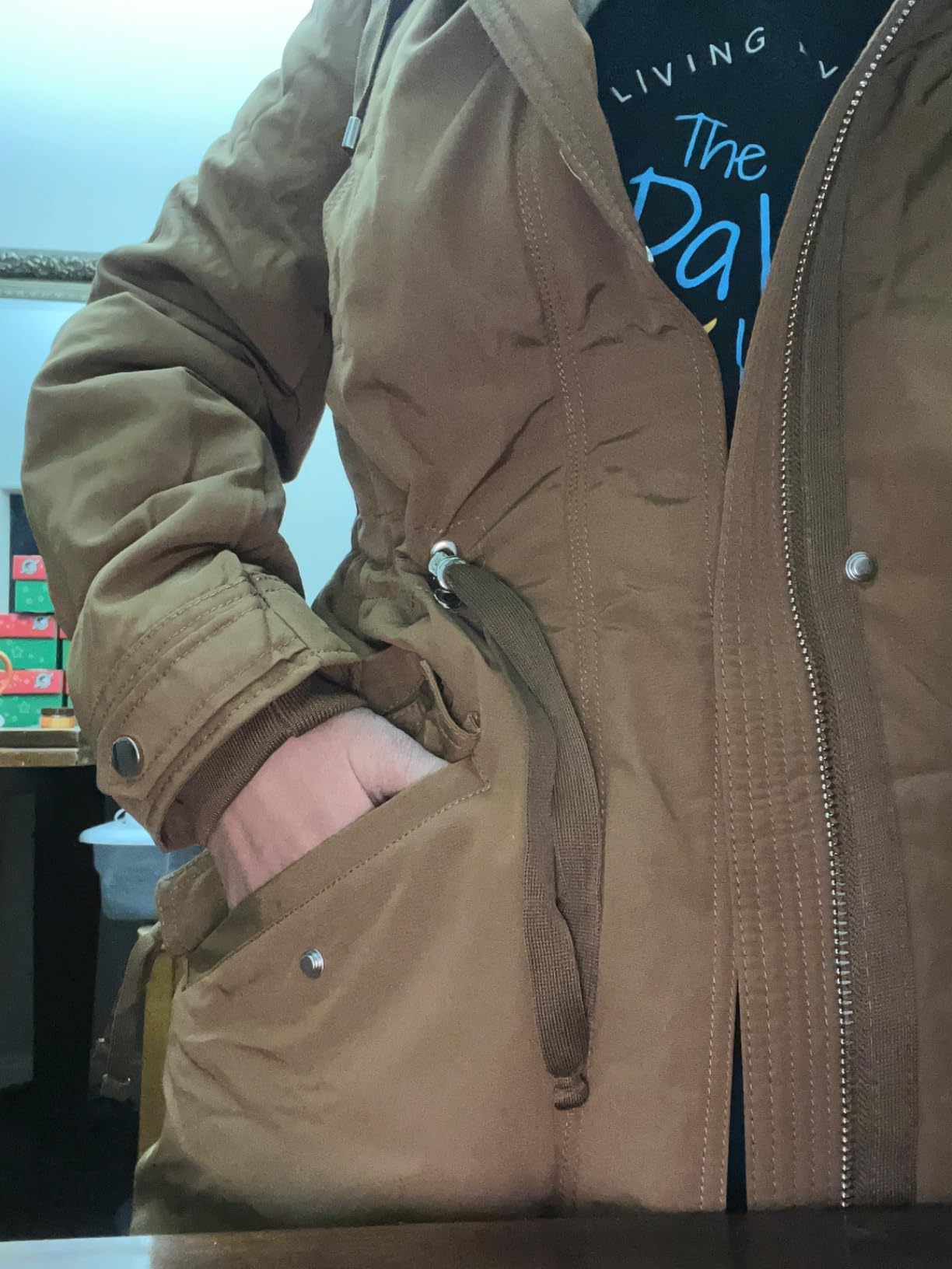 ANOTHER CHOICE Women's Waterproof Sherpa Fleece-Lined Winter Parka Coat customer photo 2
