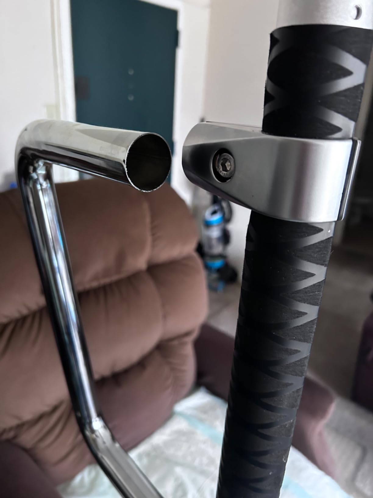 Vive Floor to Ceiling Grab Bar - Stand Assist Aid for Elderly - Shower Bar customer photo 2