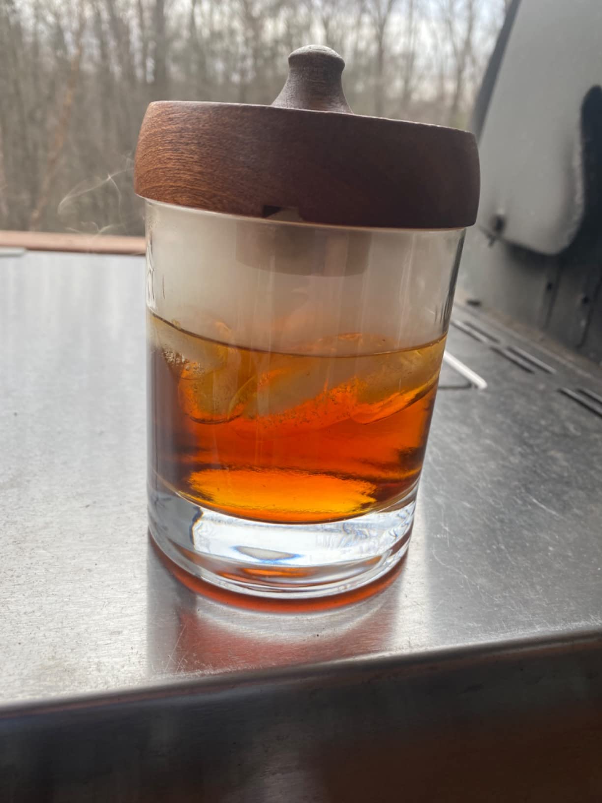 JIDI Whiskey Smoker Kit with Torch & Wood Chips, Old Fashioned Cocktail Smoker Kit, Bourbon Cocktail Smoker Kit, Ideal Gift for Men, Dad & Whiskey Lovers (No Butane) customer photo 1