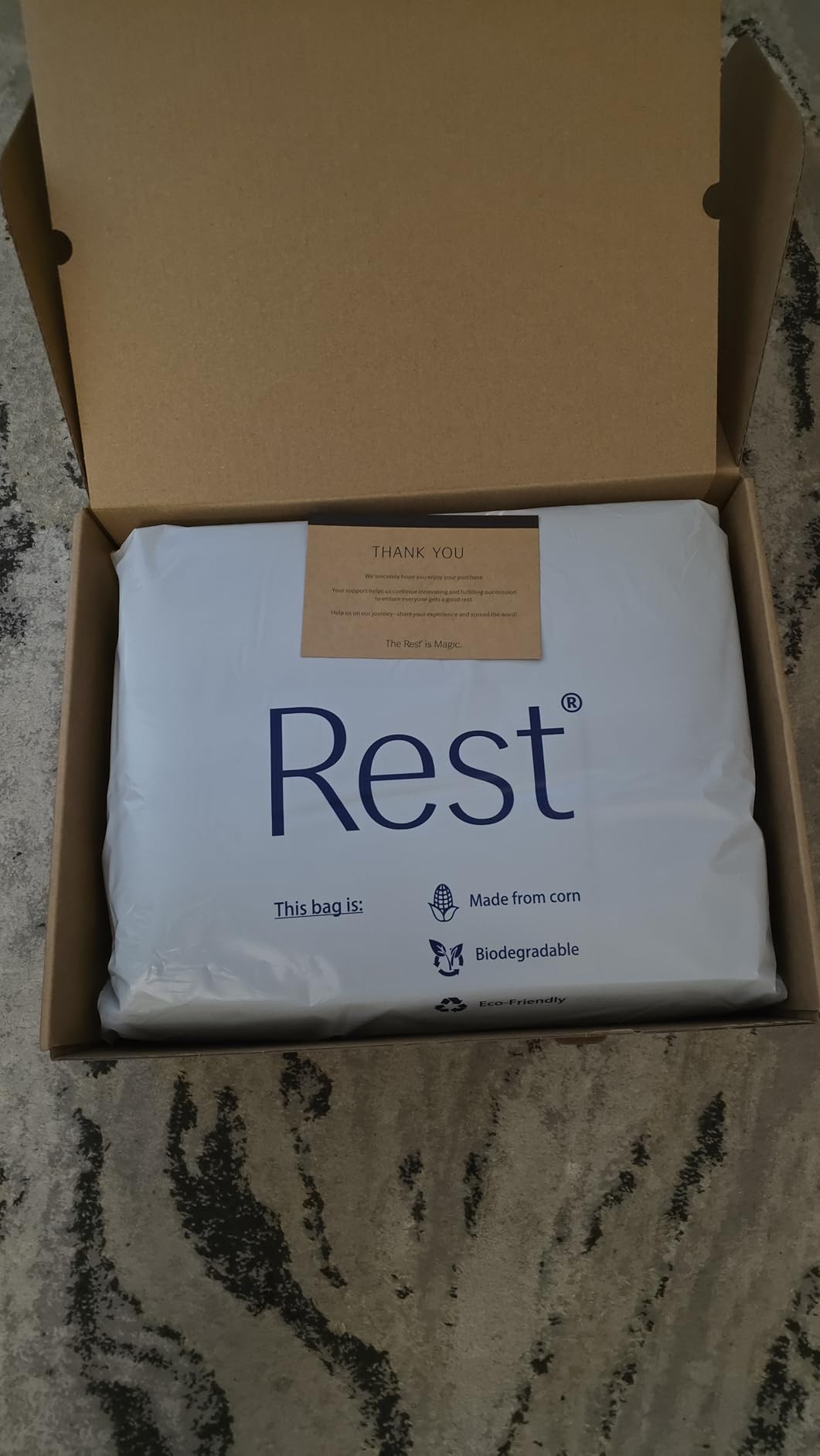 REST Evercool Cooling Comforter Blanket for Hot Sleepers, Twin/Twin XL | All-Season Bedding to Keep Cool, Reversible Cool-to-Touch Fabric for Night Sweats, Breathable, Lightweight, Machine Washable customer photo 1