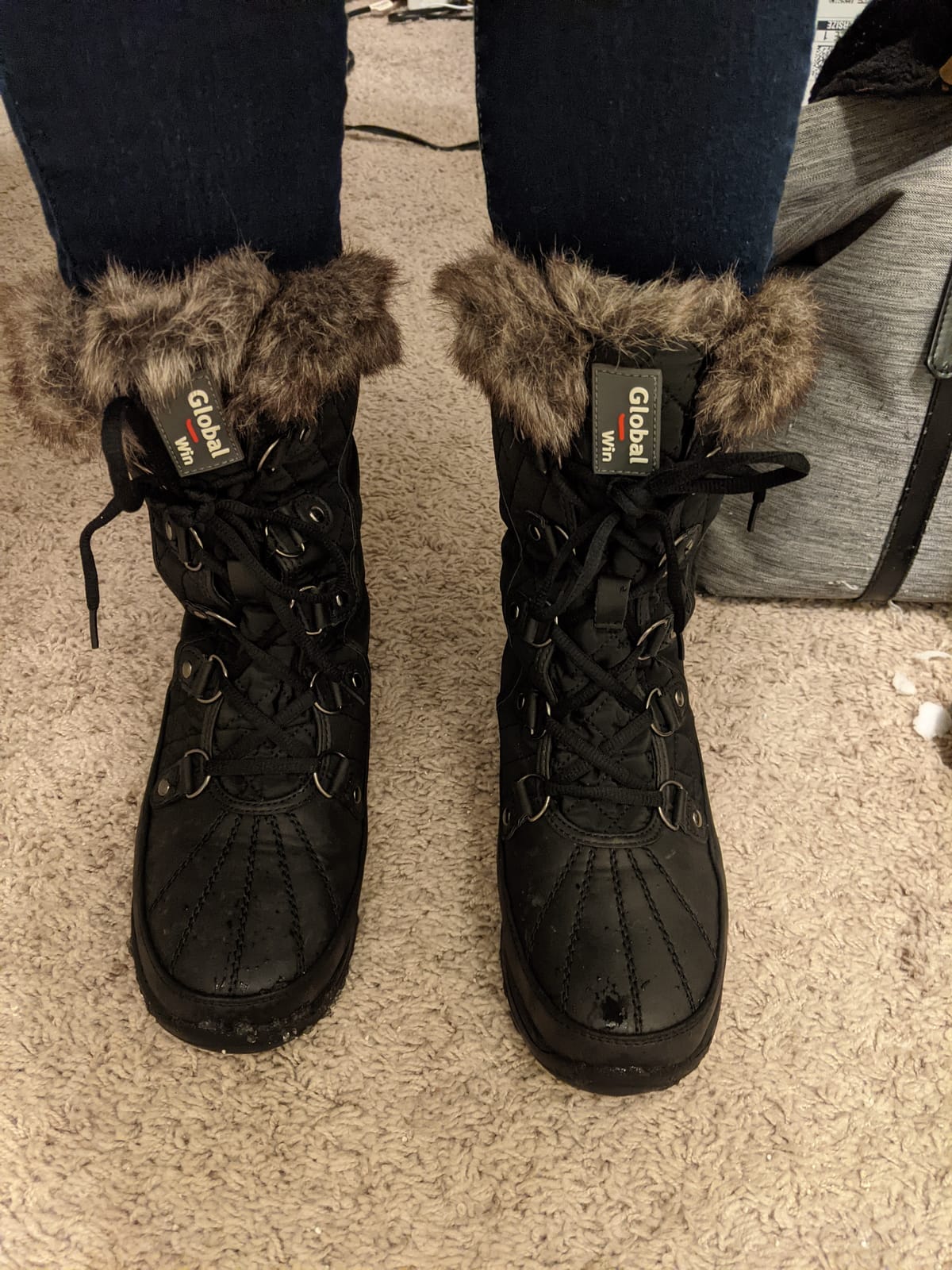 GLOBALWIN Women's Snow Boots Waterproof Mid-Calf Winter Boots with Thermal Fleece Lining, Insulated Cold Weather Protection, and Non-Slip Sole for Snowy Commutes customer photo 1