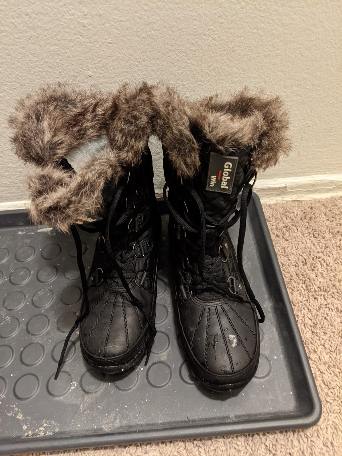 GLOBALWIN Women's Snow Boots Waterproof Mid-Calf Winter Boots with Thermal Fleece Lining, Insulated Cold Weather Protection, and Non-Slip Sole for Snowy Commutes customer photo 2