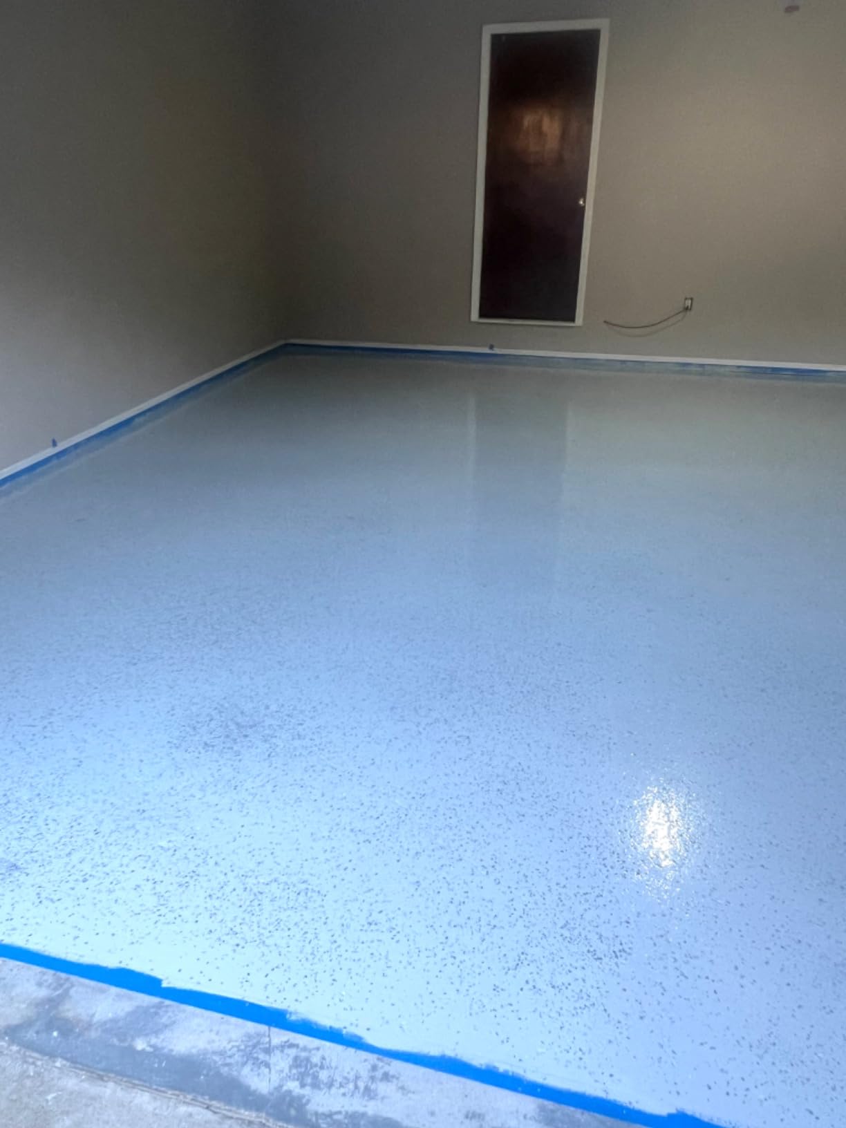 ArmorPoxy 100% Solids Garage Epoxy Floor Kit, Designer Gray, 300 Sq Ft 17pc | 2 Part Industrial-Grade Coating, UltraGlaze Topcoat, DIY Non-Slip Hot Tire Resistant Flake System for Basements & Workshops customer photo 1
