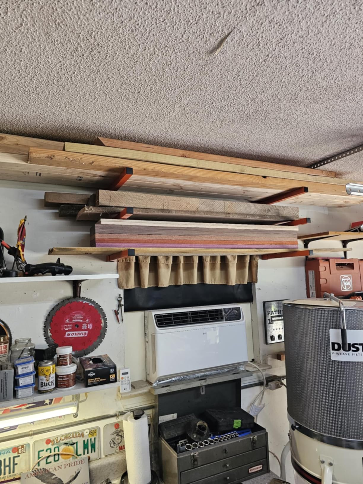 Ultrawall Wall Mount Wood Organizer and Lumber Storage Rack with 3-Level customer photo 2