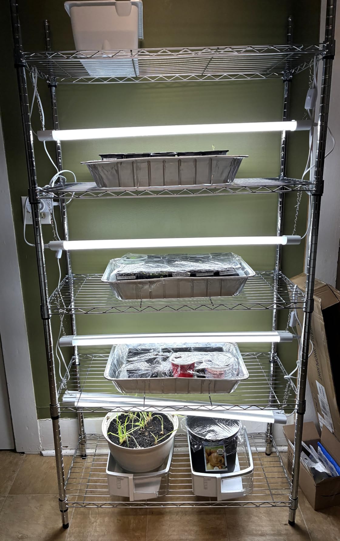 BBOUNDER 4Pack 4FT LED Shop Light, 65000K, 40W=250W, Linkable for Garage customer photo 2