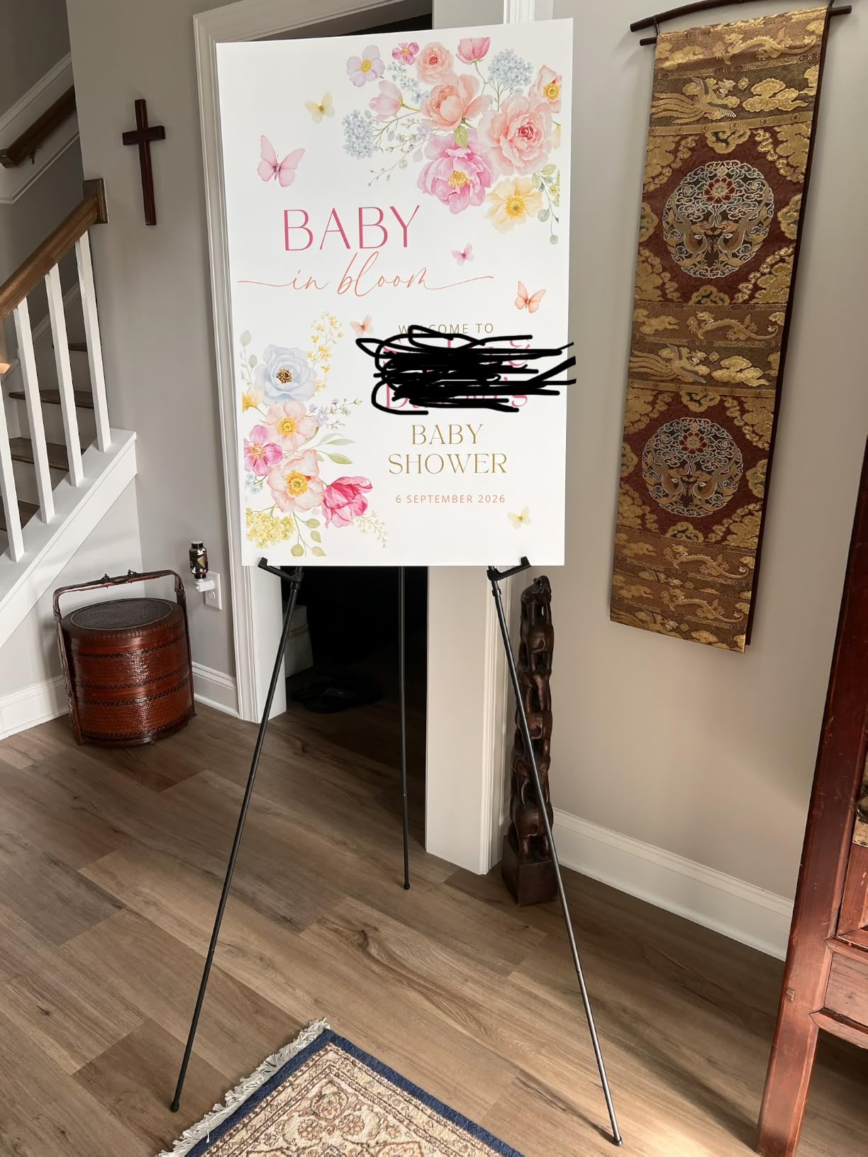 RRFTOK 63 Inch Easel Stand for Sign, Poster Stand and Wedding Sign customer photo 1