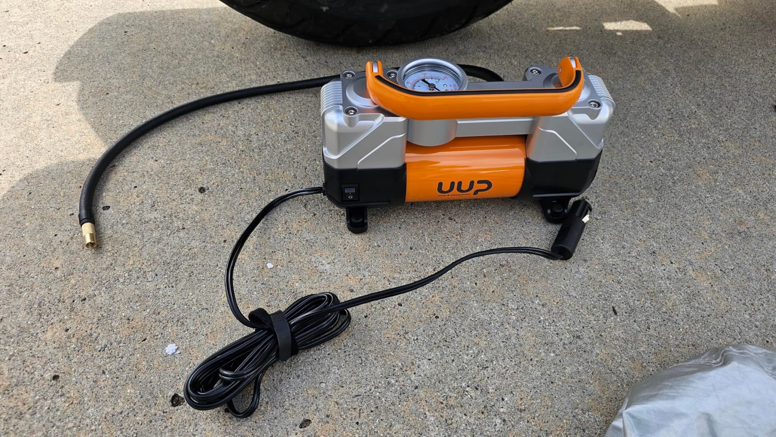 UUP Portable 12V Air Compressor, 150 PSI Tire Inflator with Dual Cylinders customer photo 2