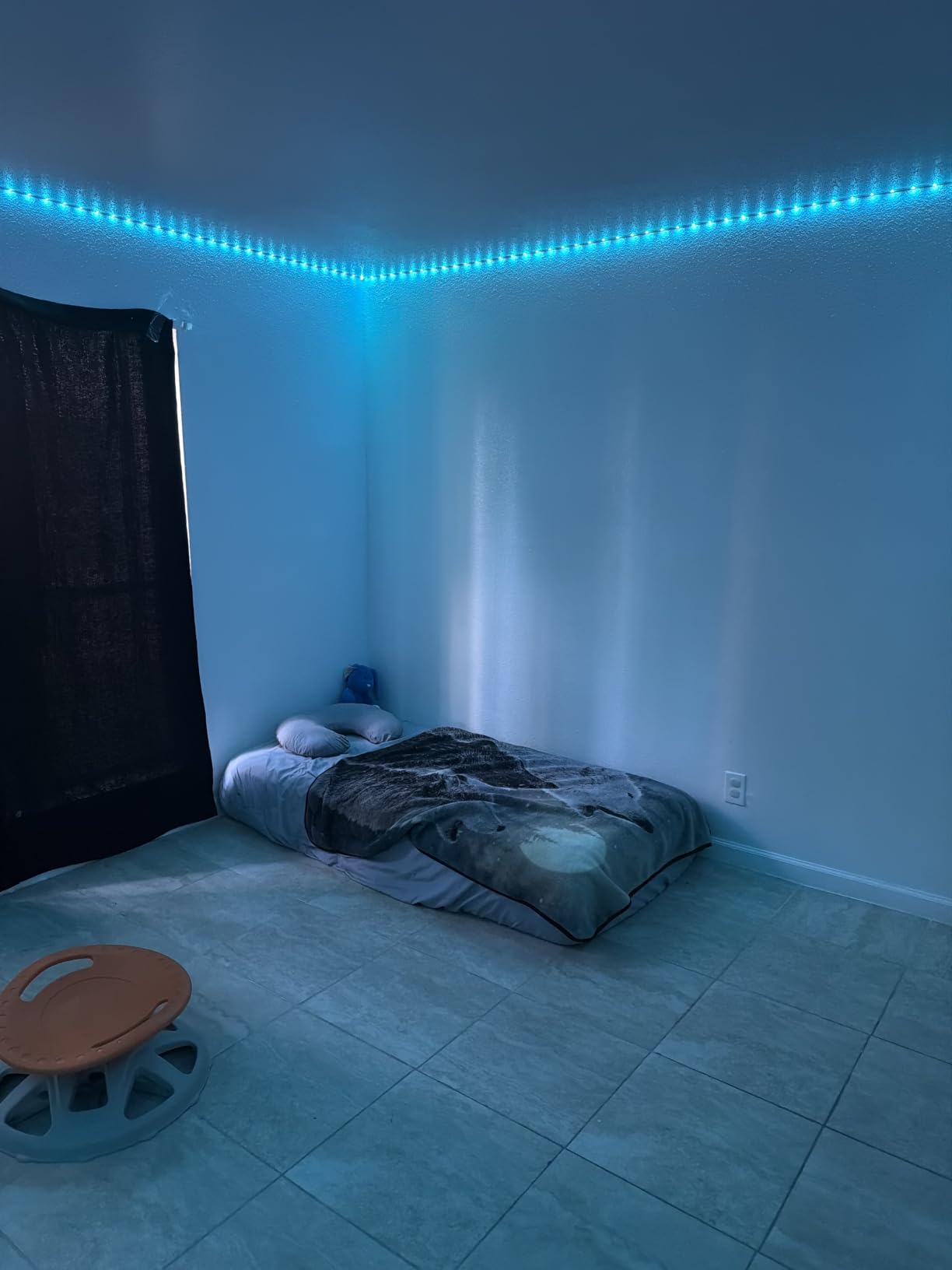 DAYBETTER Smart WiFi LED Strip Lights 150ft (3x50ft), RGB Color Changing, Alexa Google Voice Control, Music Sync, App Remote, Indoor Home Decor for Bedroom Gaming Room Party | Tuya App controlled with schedule. Works with Alexa and Google. Music sync, RGB color changing for bedroom, kitchen, party. customer photo 2