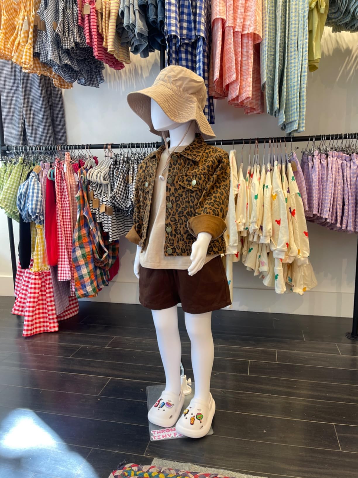 Kid Mannequin Full Body Adjustable Faceless Mannequin Torso Child Dress Form Realistic Adjustable Detachable Manikin Body Display with Metal Base for Children 43.3 Inches customer photo 1
