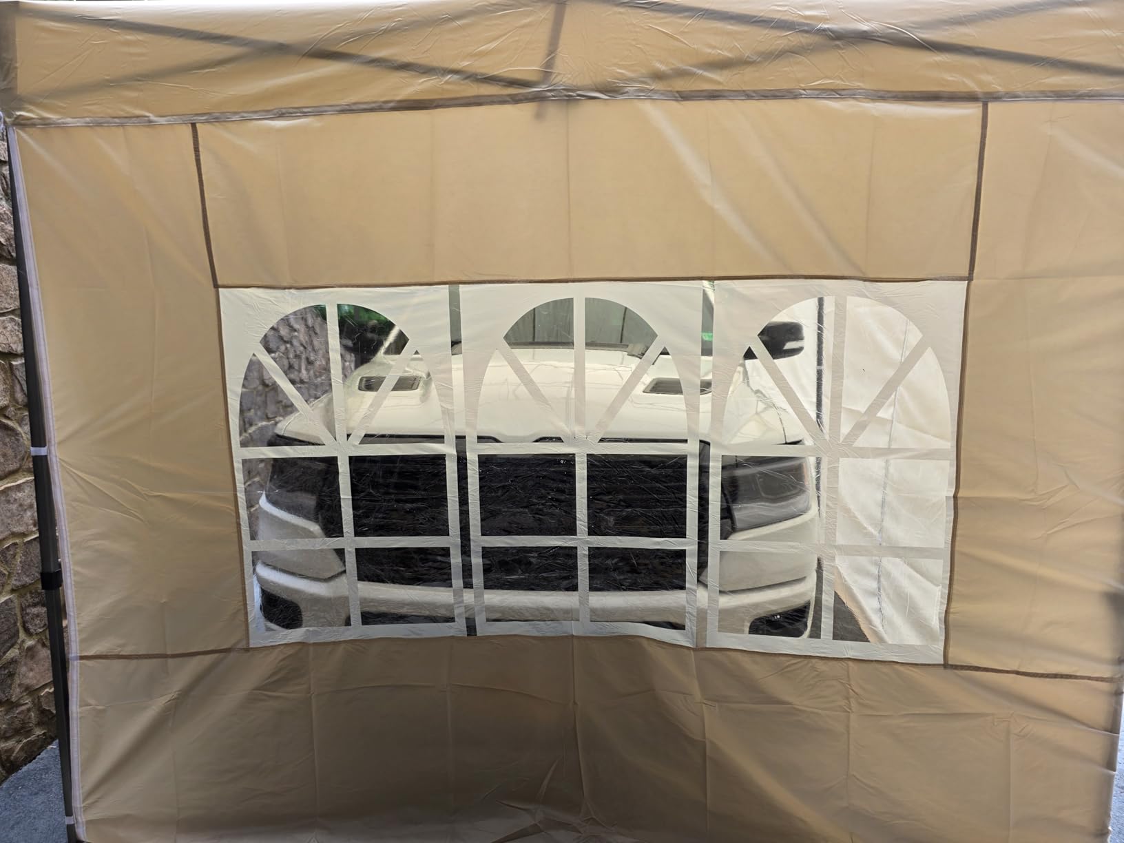 COBIZI 10x20 Heavy Duty Pop Up Canopy Tent with Sidewalls, Easy Up Canopy | Commercial, Outdoor Wedding Party Tents for Party, Waterproof Gazebo, All Season, with Roller Bag, Frame Thickened, White customer photo 1
