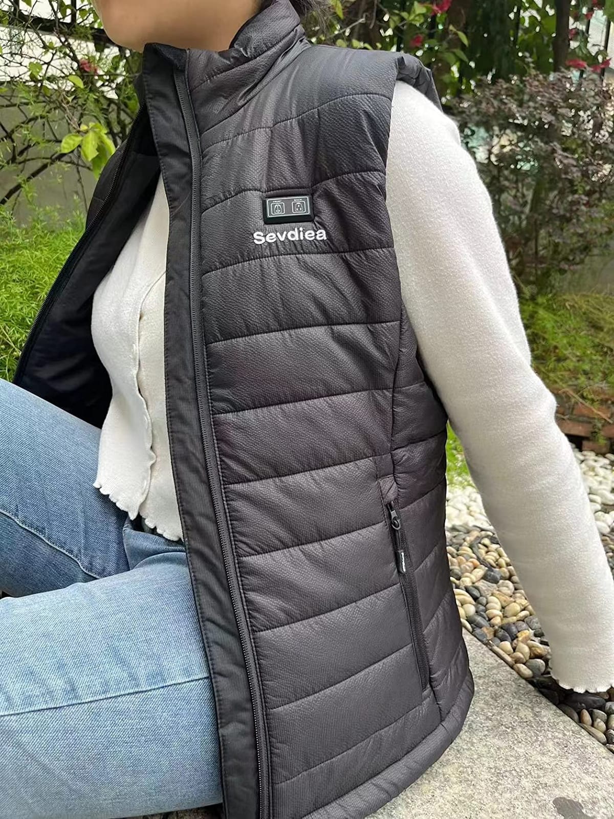 Heated Vest for Women with 16000mAh 7.4V Battery Pack Included, Warming Women's Heated Vest Electric Rechargeable customer photo 1