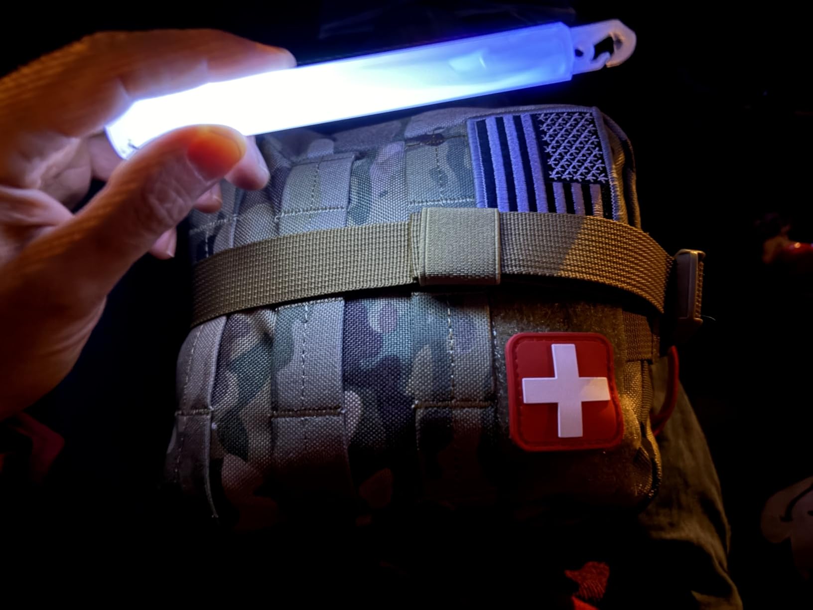 EVERLIT Advanced Trauma Kit, CAT GEN-7 Tourniquet, TCCC Compliant, Mil-Spec Nylon Laser Cut Pouch with 36