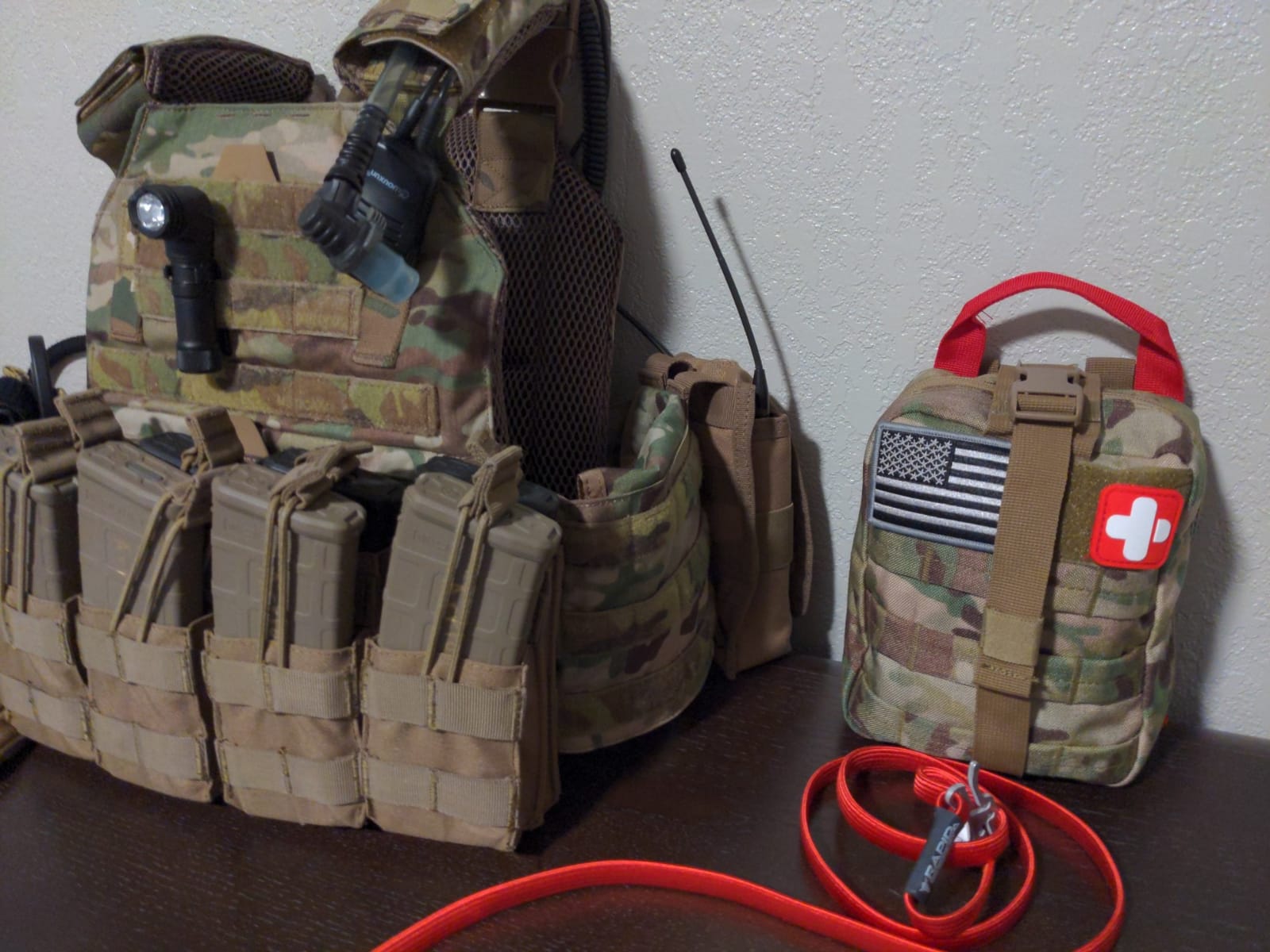 EVERLIT Advanced Trauma Kit, CAT GEN-7 Tourniquet, TCCC Compliant, Mil-Spec Nylon Laser Cut Pouch with 36