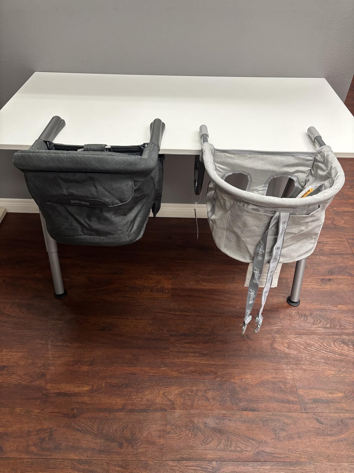 Regalo Easy Dinner Hook-On High Chair, Portable Clip-On Baby High Chair for Table, Foldable Travel High Chair with Storage Pocket, Rubber Grips to Protect Surfaces customer photo 2