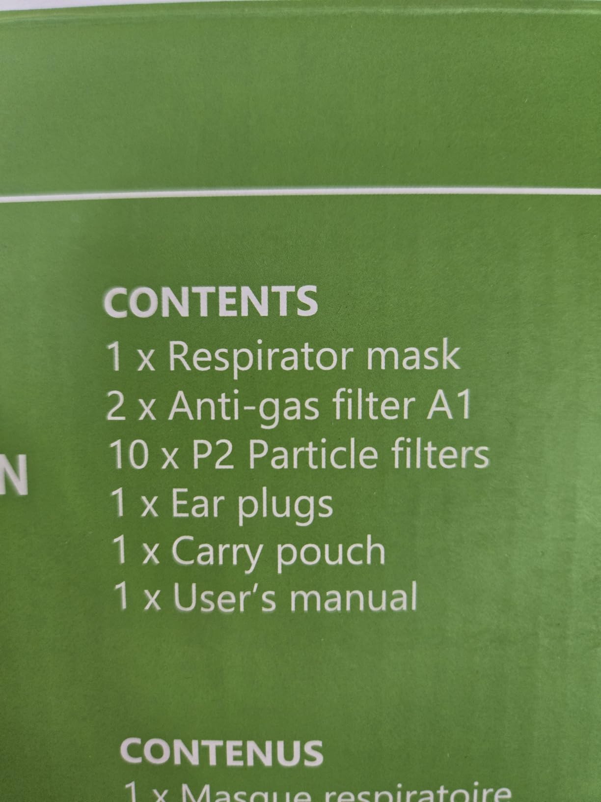 AirGearPro G-750 Full Face Respirator Mask with A1P2 Filter, Anti-Dust | Mask Ideal for Painting, Woodworking, Construction, Sanding, Spraying, DIY etc customer photo 1