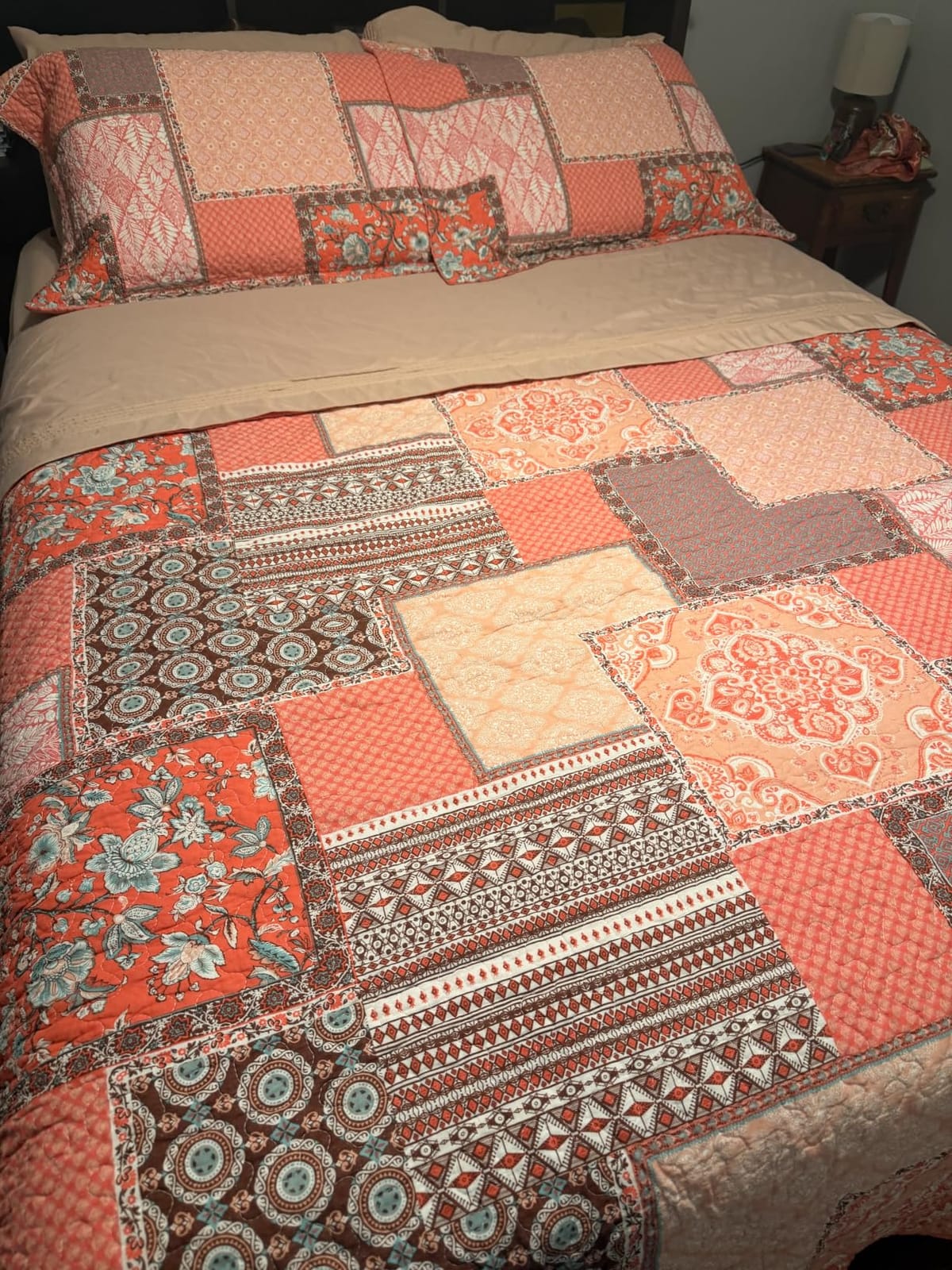 BEDIFANY Cotton Quilts Queen Size Sets - Lightweight Bedspreads Queen customer photo 1