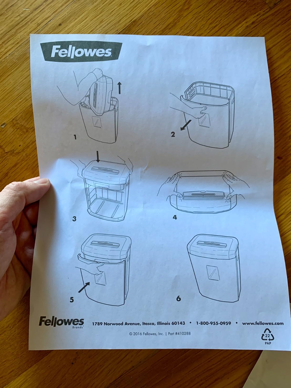 Fellowes AutoMax 100MA 100-Sheet Micro-Cut Autofeed 2-in-1 Paper Shredder for Office/Small Office customer photo 2