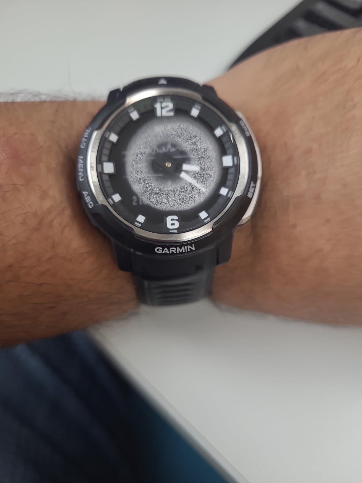 Garmin Instinct Crossover, Hybrid Smartwatch, 45mm, Black | Thermal & Shock Resistant, Long Battery Life, Accurate Analog Timekeeping, Built-In Sports Apps, Smart Notifications customer photo 2