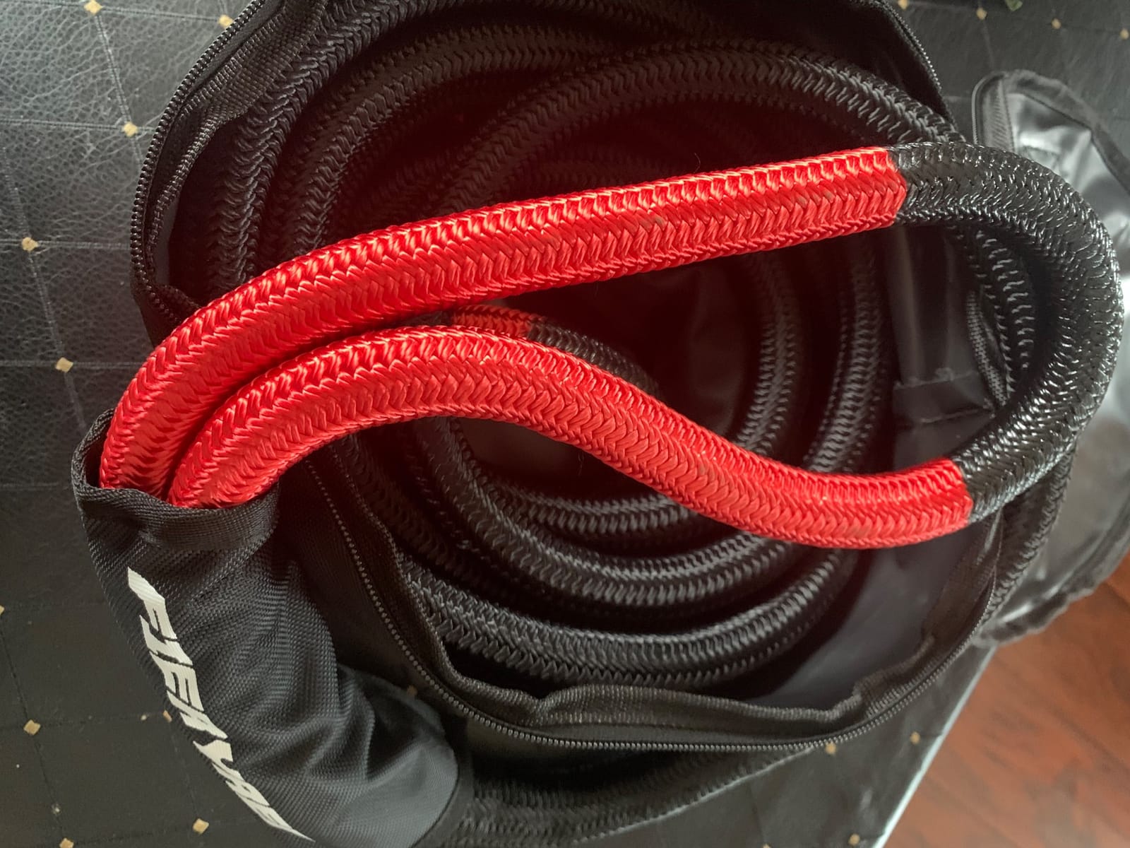 FieryRed 3/4” x 20FT Kinetic Recovery Rope Kit with 2 Soft Shackles, 26500LBS MBS Heavy Duty Tow Rope Snatch Strap Offroad for SUV, Truck, Car and Tractor customer photo 1