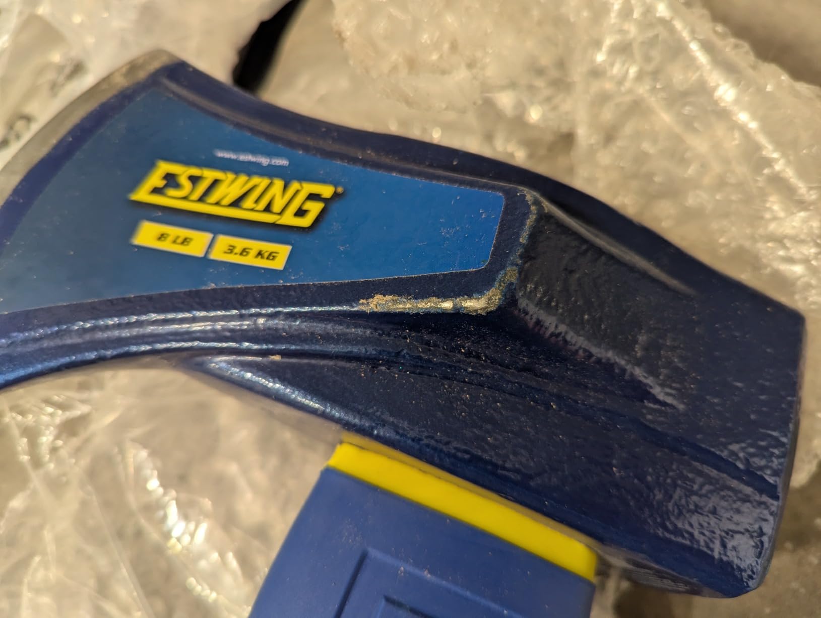Estwing 8 lb Wood Splitting Maul with 36-Inch Fiberglass Handle, Model #62374 customer photo 1