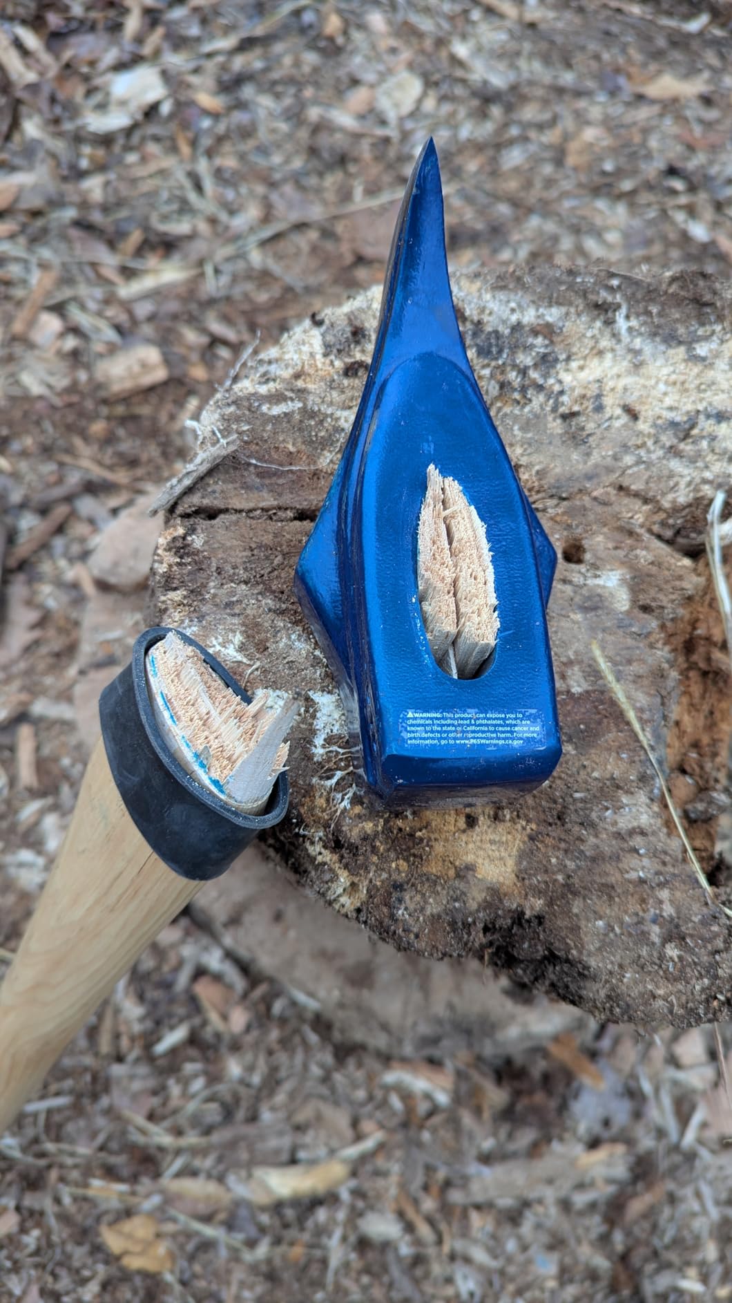 Estwing 8 lb Wood Splitting Maul with 36-Inch Hickory Handle, Model #62444 customer photo 1