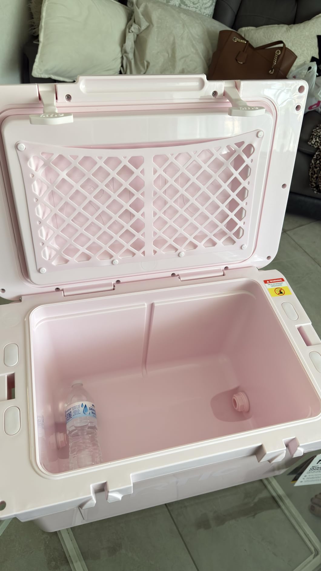 RTIC 32 QT Ultra-Light Hard Cooler | Portable Hard Ice Chest Box for Beach, Drinks, Camping, Picnic, Fishing, Boat, Barbecue, 30% Lighter Than Rotomolded customer photo 2