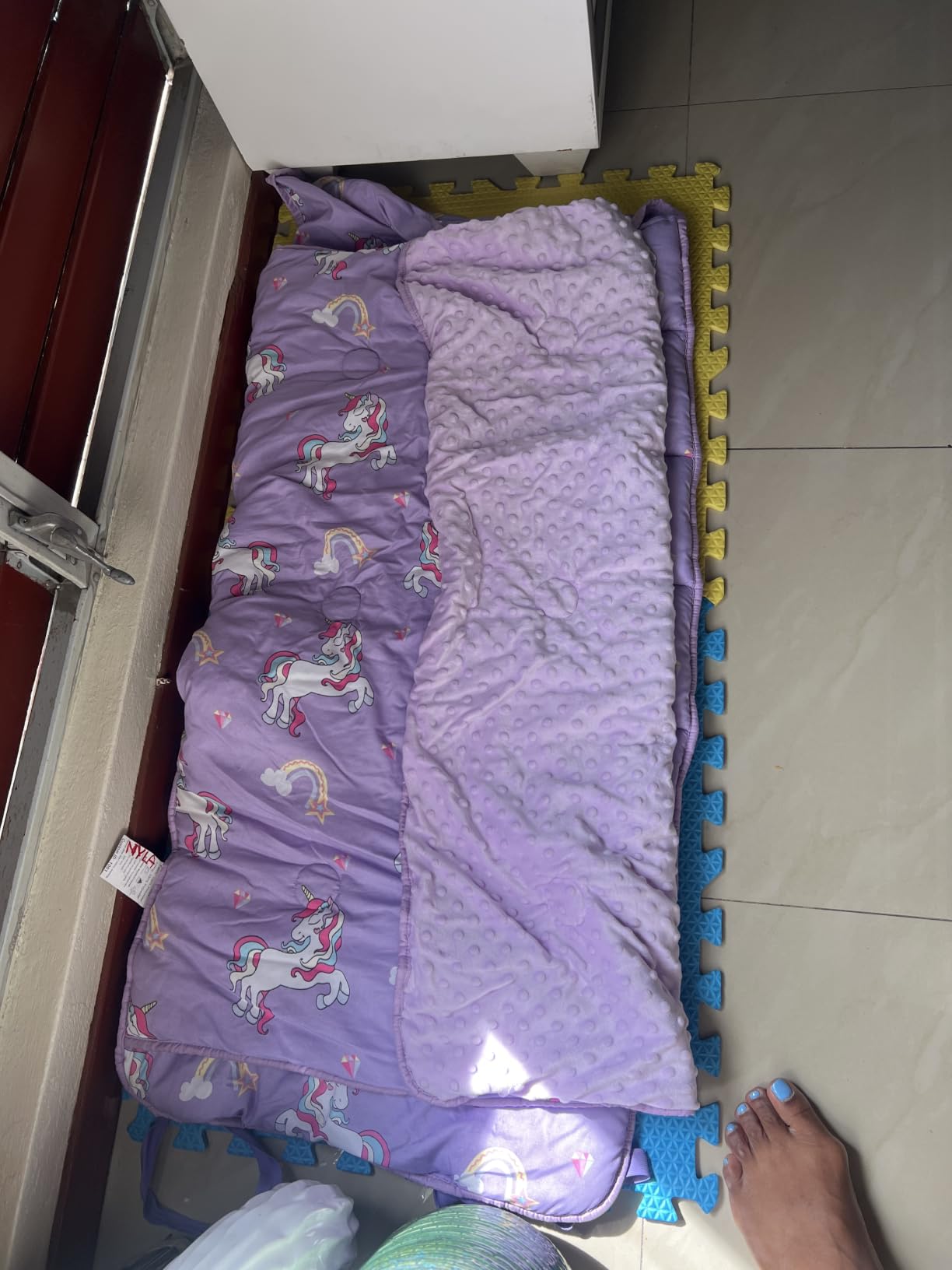 Primlect Toddler Nap Mat with Pillow, Thickened Extra Large Sleeping Bag customer photo 1