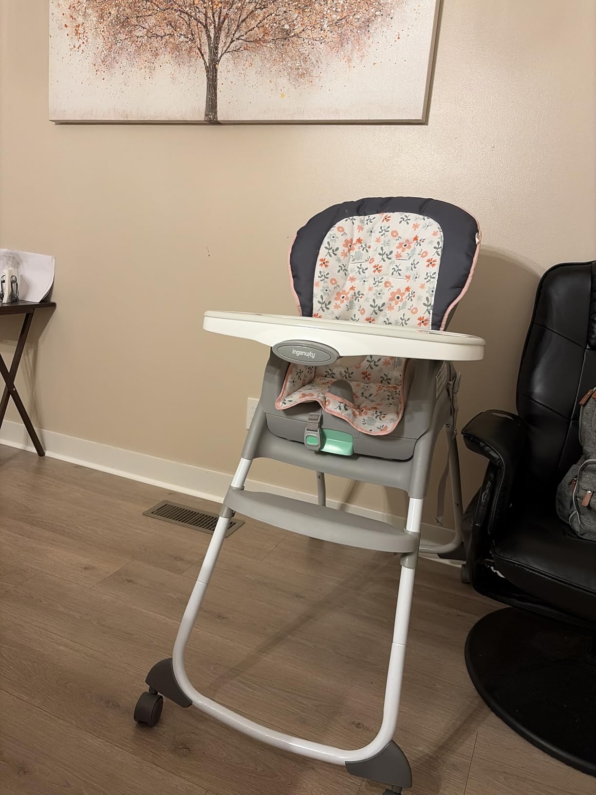Ingenuity Full Course 6-in-1 High Chair - Baby to 5 Years Old, 6 Convertible Modes, 2 Dishwasher Safe Trays - Astro, 13108 customer photo 1