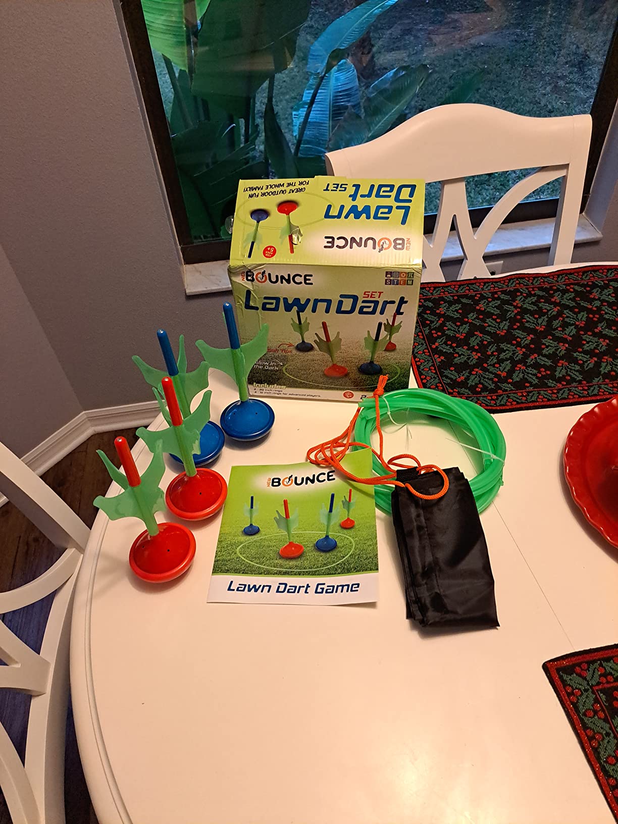 New Bounce Lawn Darts Set - Glow in The Dark Soft Tip Darts - Outdoor Games for Family customer photo 2