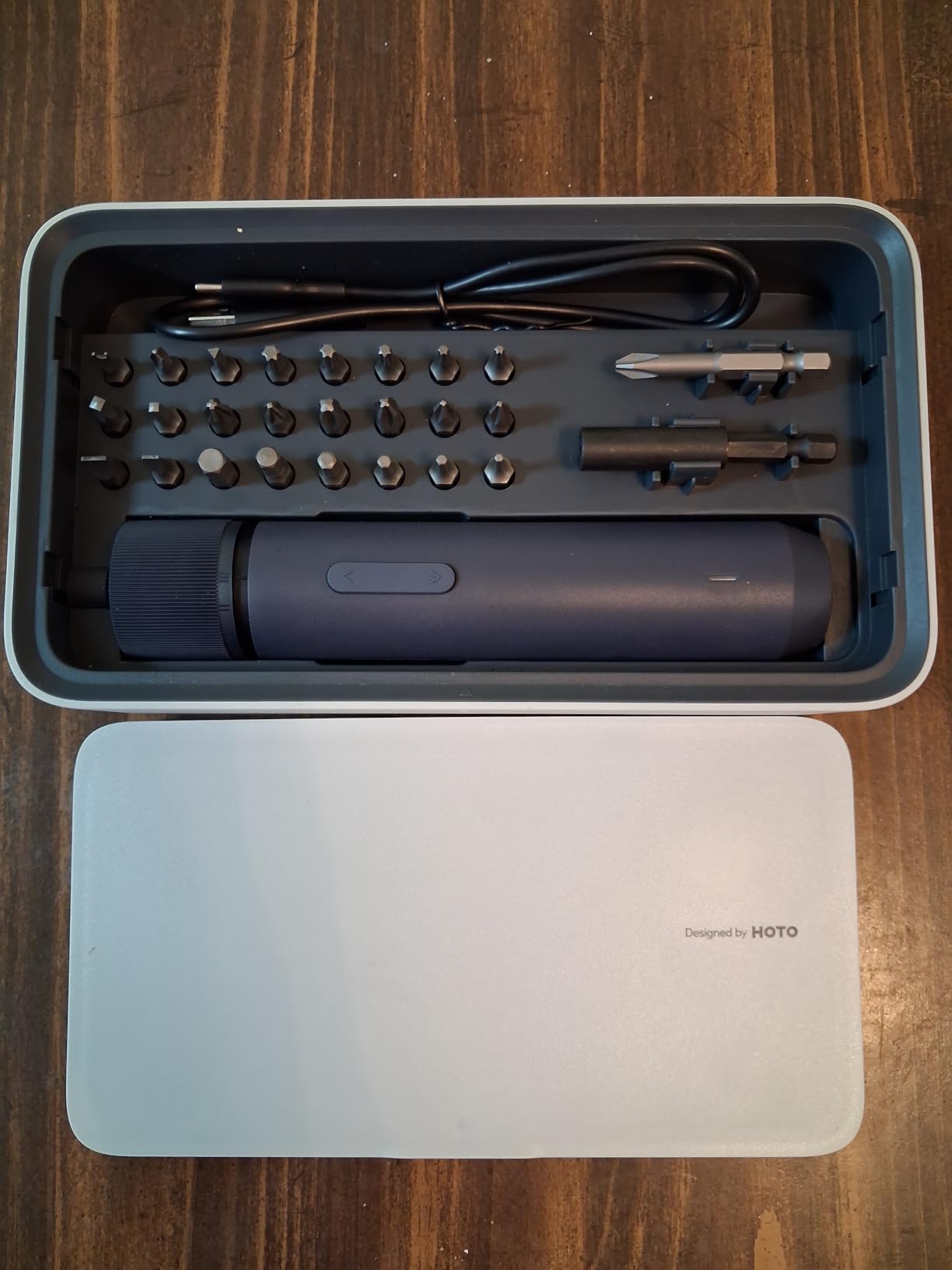 HOTO 25-Piece Upgraded Electric Screwdriver Kit, Cordless Screwdriver customer photo 1