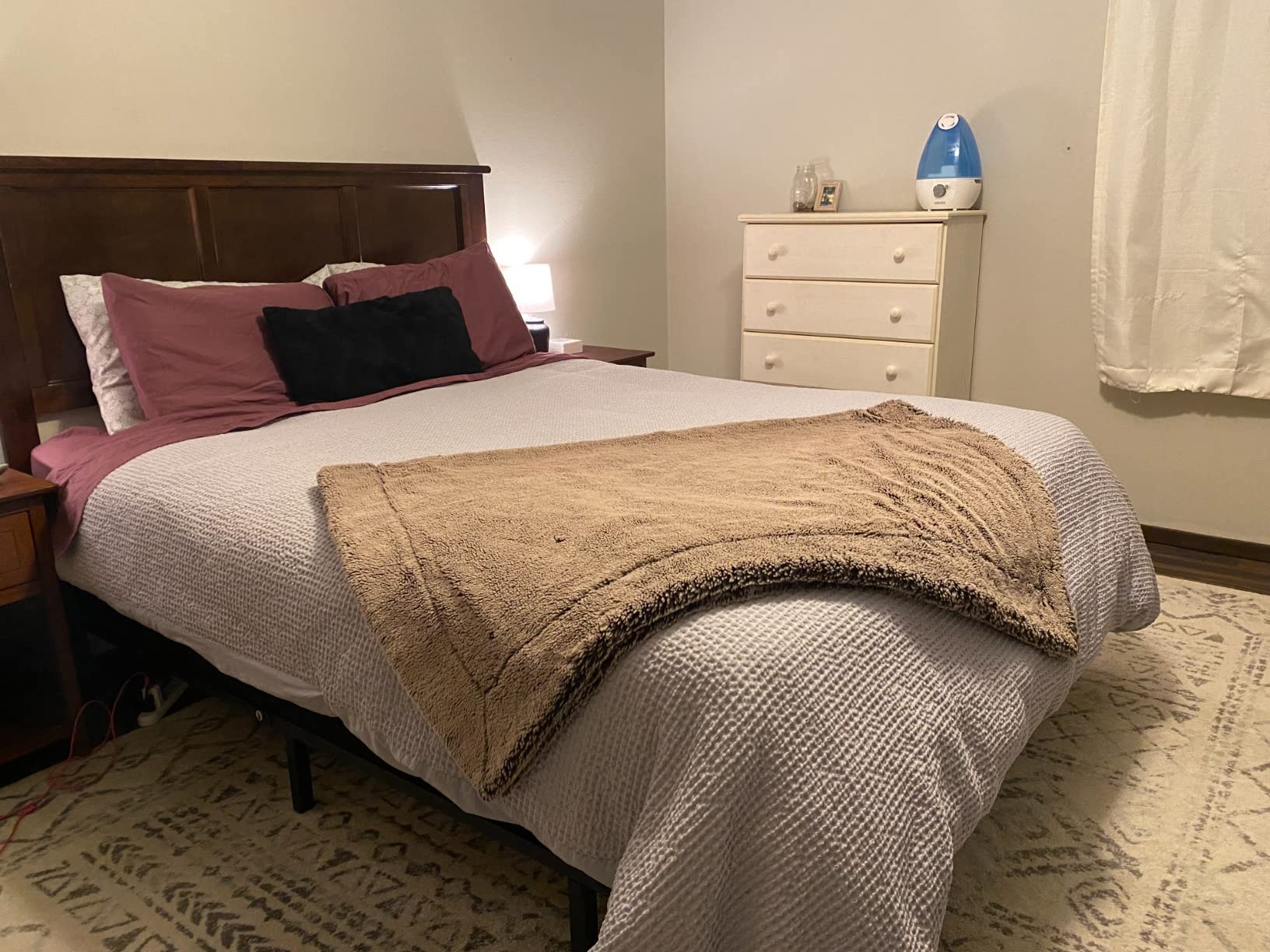 Bedsure PureWoven 3 Pieces 100% Cotton Waffle Duvet Cover Set, Queen, Linen customer photo 2