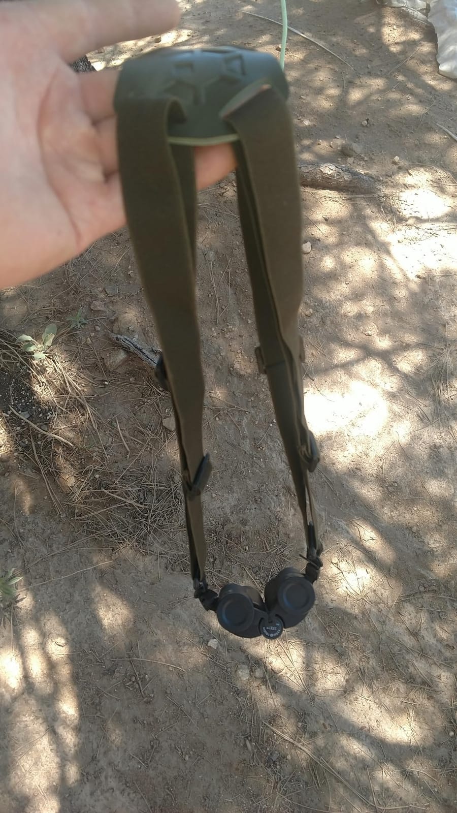GAIARENA Binocular Harness - Adjustable Binocular Strap for Hunting, Hiking & Birding - Includes Lens Cleaning Cloth - Camo customer photo 1