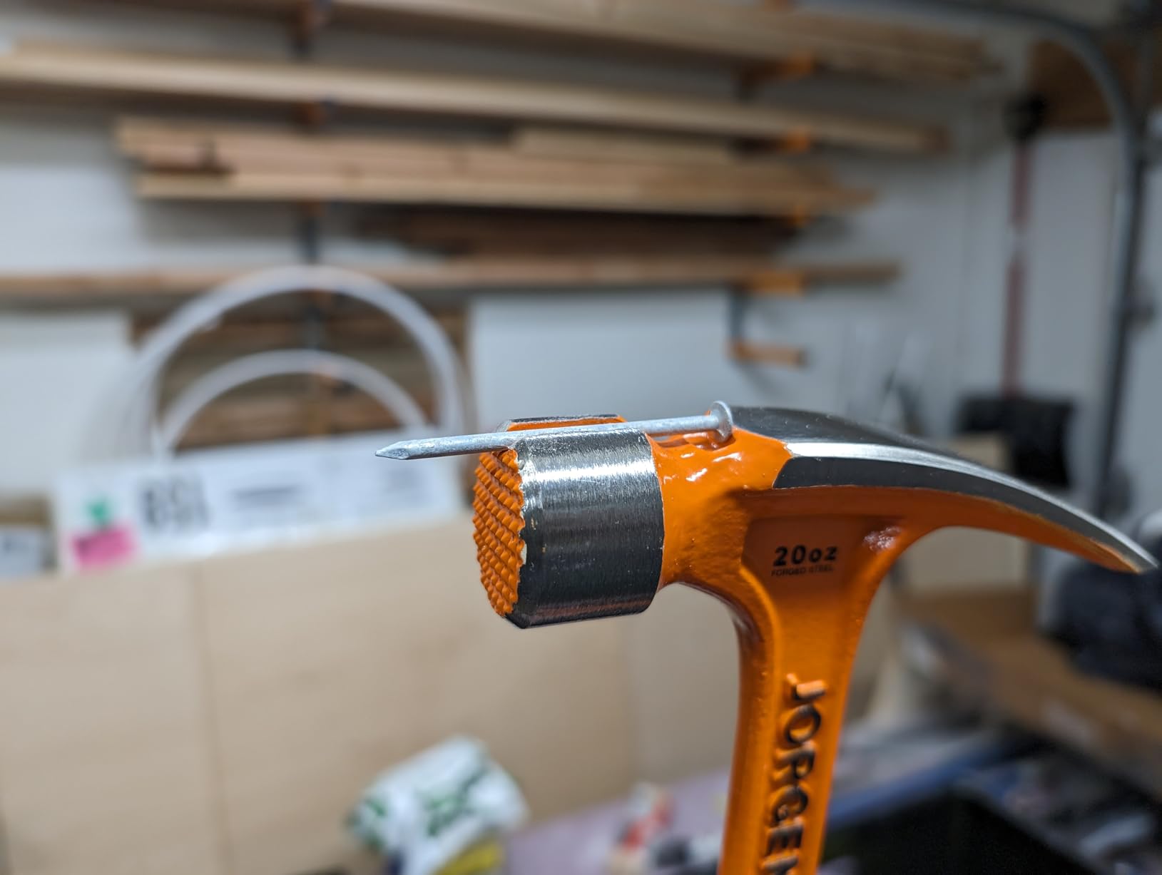 JORGENSEN 22 oz One-piece Forged Framing Claw Hammer with Nail Holder customer photo 2