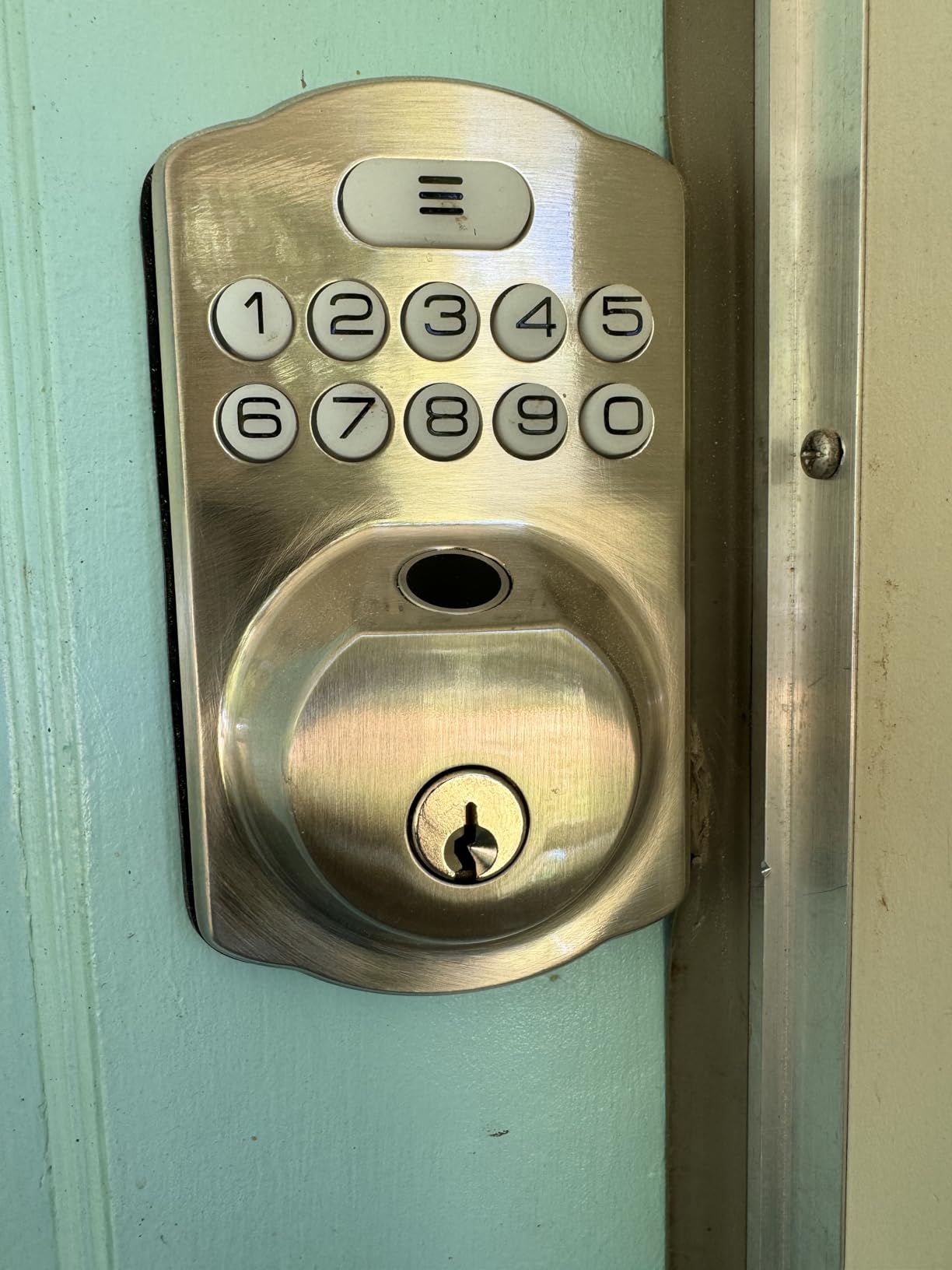 Veise KS02A Fingerprint Door Lock, Keypad Deadbolt, Matte Black customer photo 2