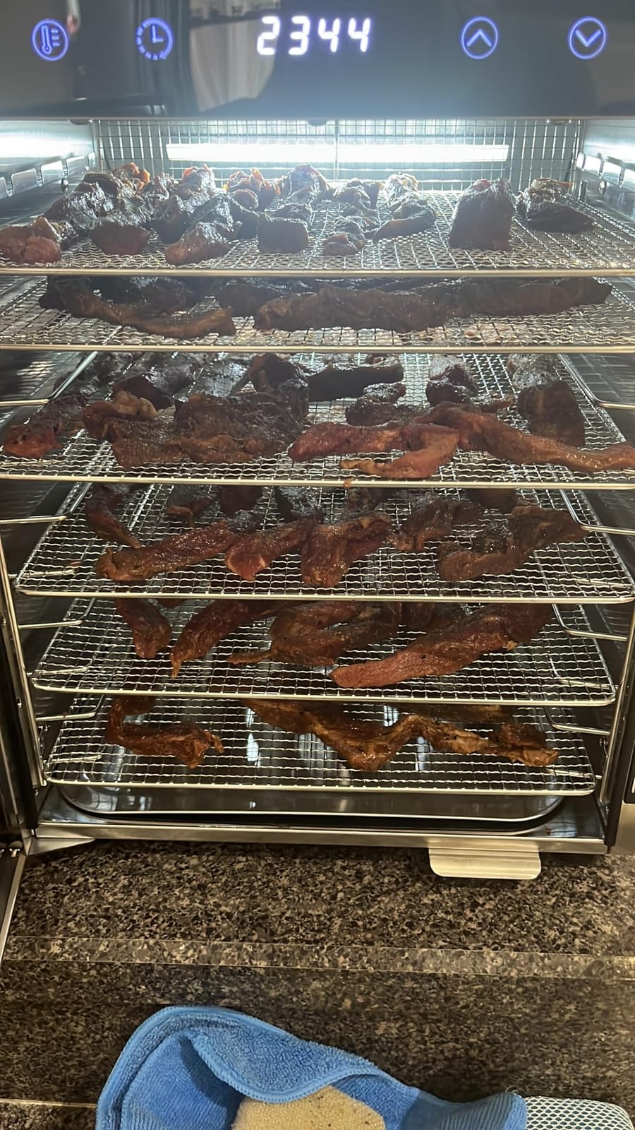 Stainless Steel Biltong Box Food Dehydrator and Drying Cabinet - Large 10 Trays, 5 Hanging Rods, with 20-90°C Temperature Control - Perfect for Drying Biltong, Meat, Vegetable & Fruit customer photo 1